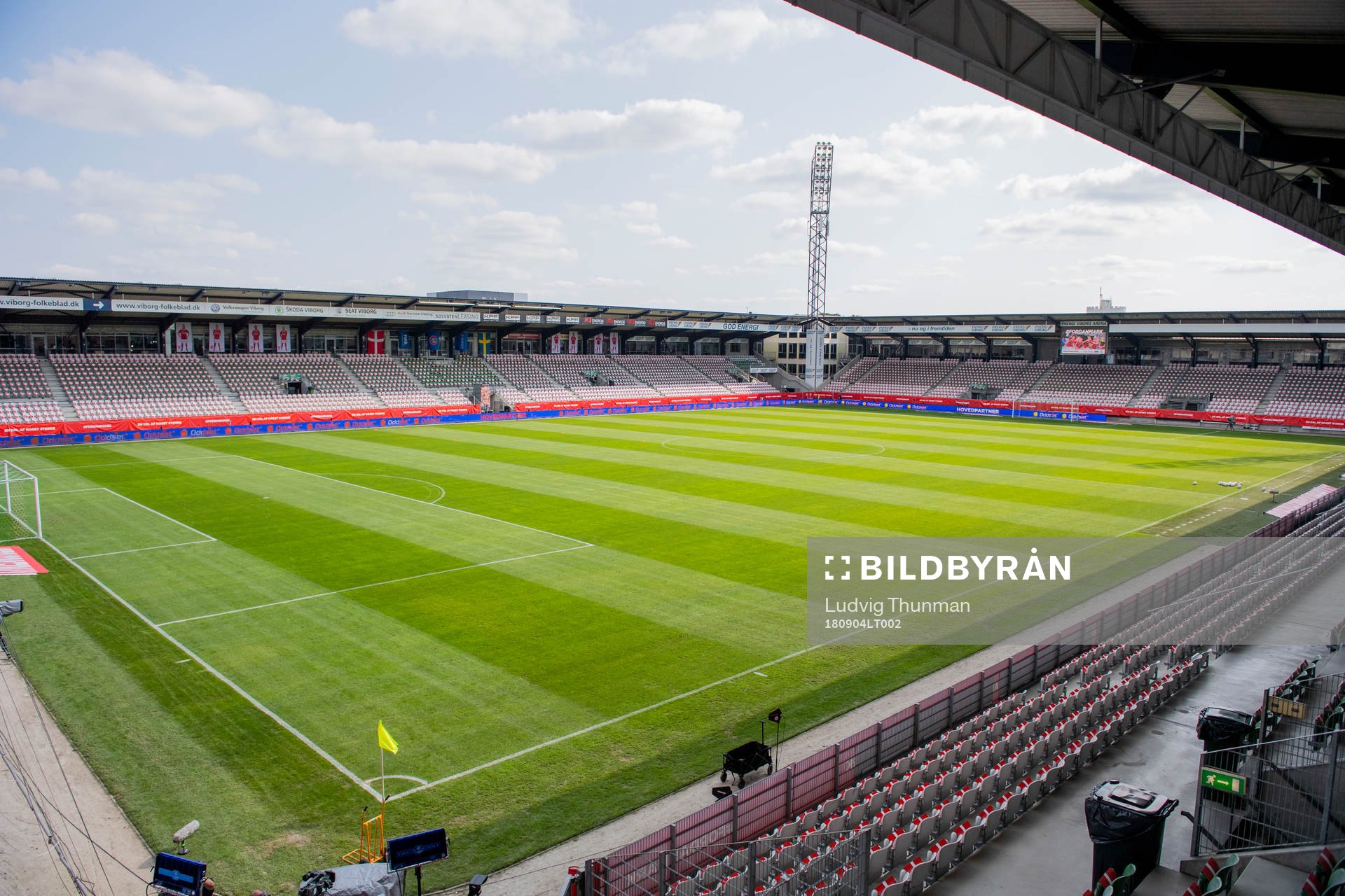 Interiörbild över Viborg Arena