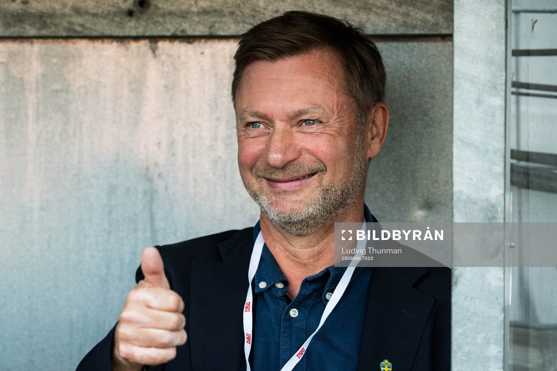 Sveriges förbundskapten Peter Gerhardsson