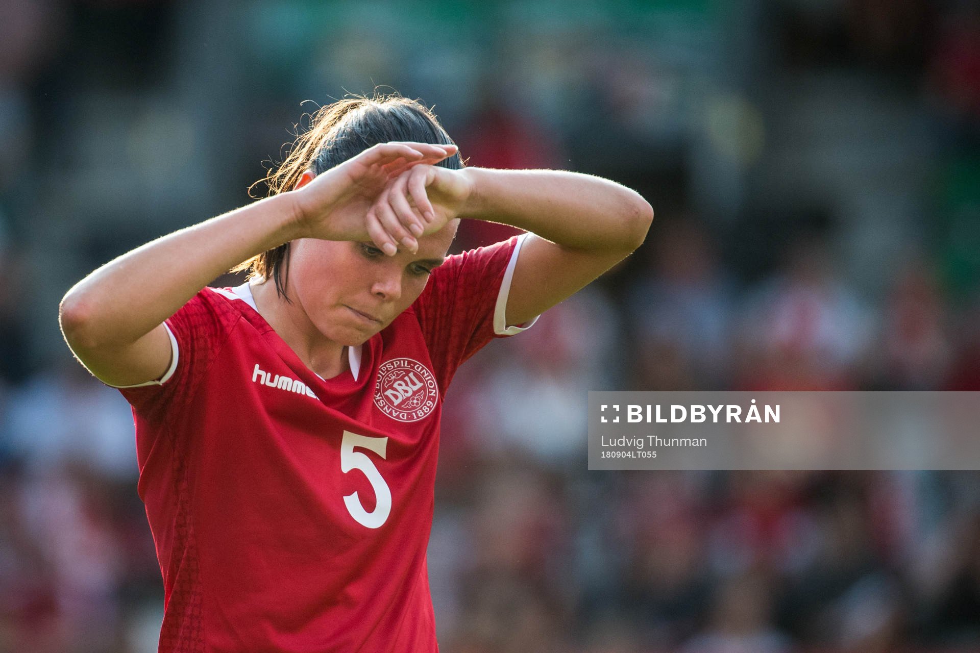 Danmarks Simone Boye Sørensen deppar