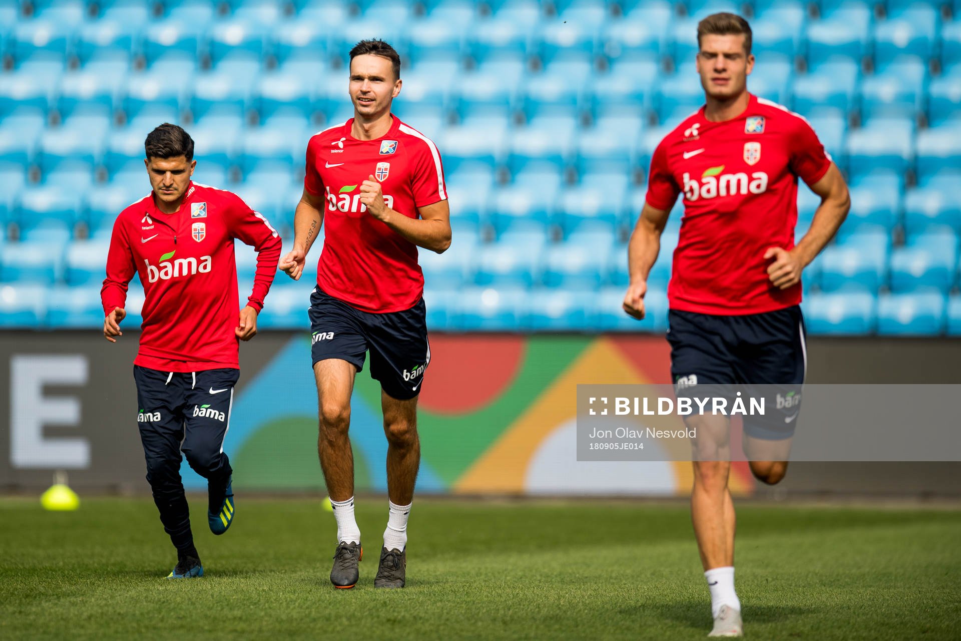 Tarik Elyounoussi, Ole Kristian Selnæs and Alexander