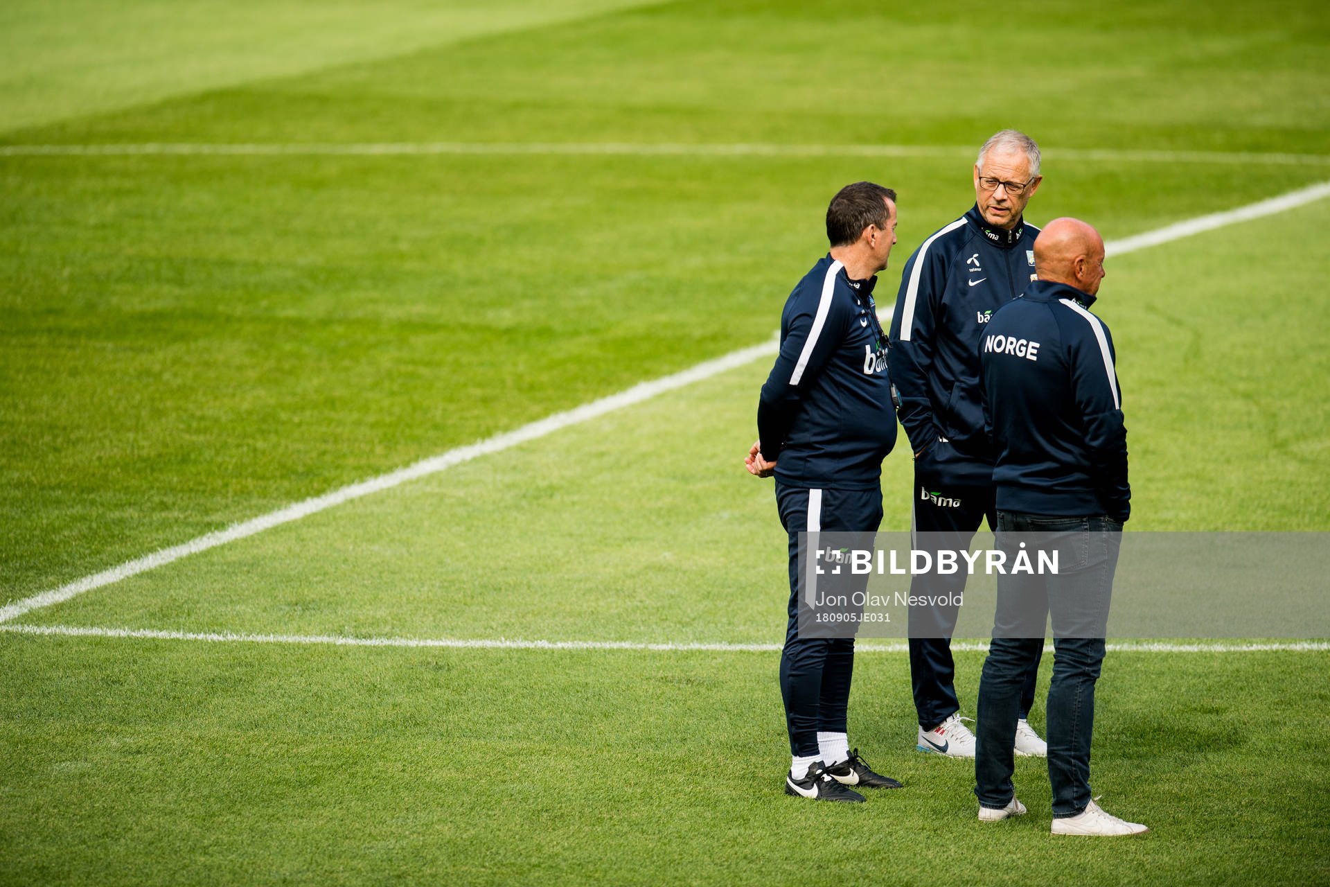 Lars Lagerbäck, head coach of Norway