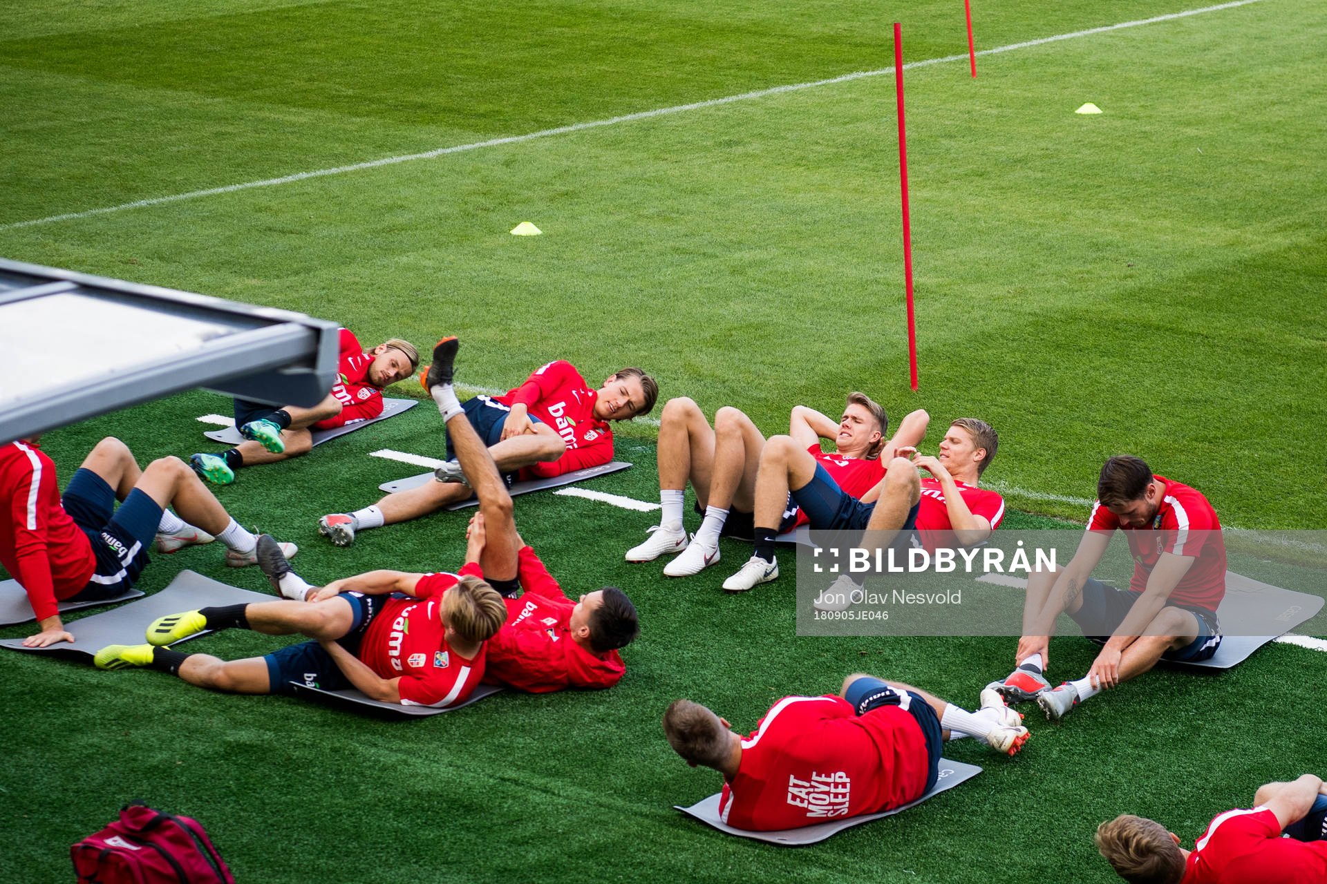 Iver Fossum, Sander Berge, Kristoffer Ajer and Sigurd