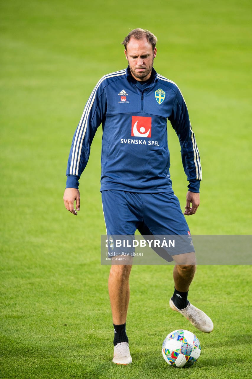 Andreas Granqvist of the Swedish national football team at