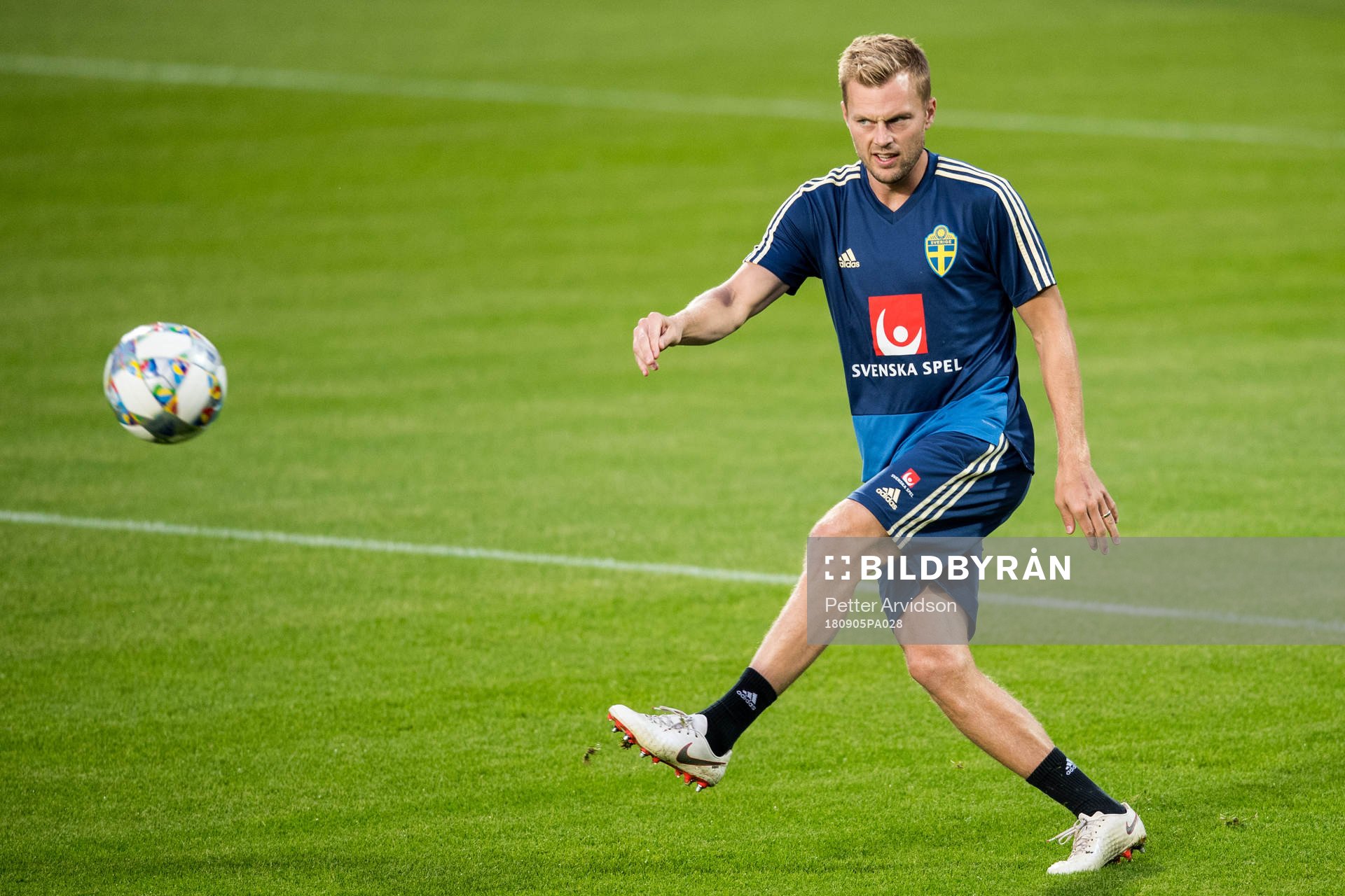 Sebastian Larsson of the Swedish national football team at