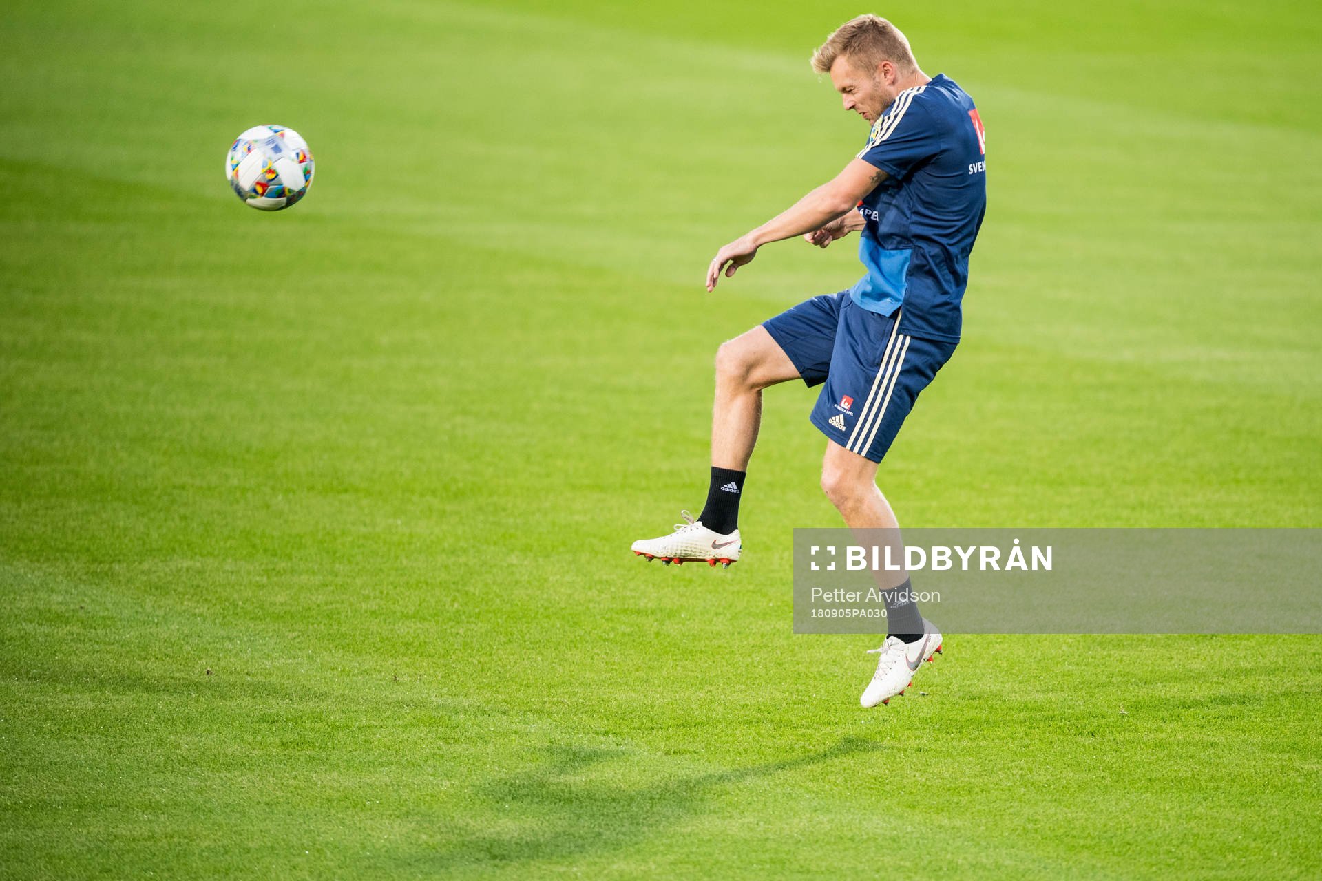 Sebastian Larsson of the Swedish national football team at