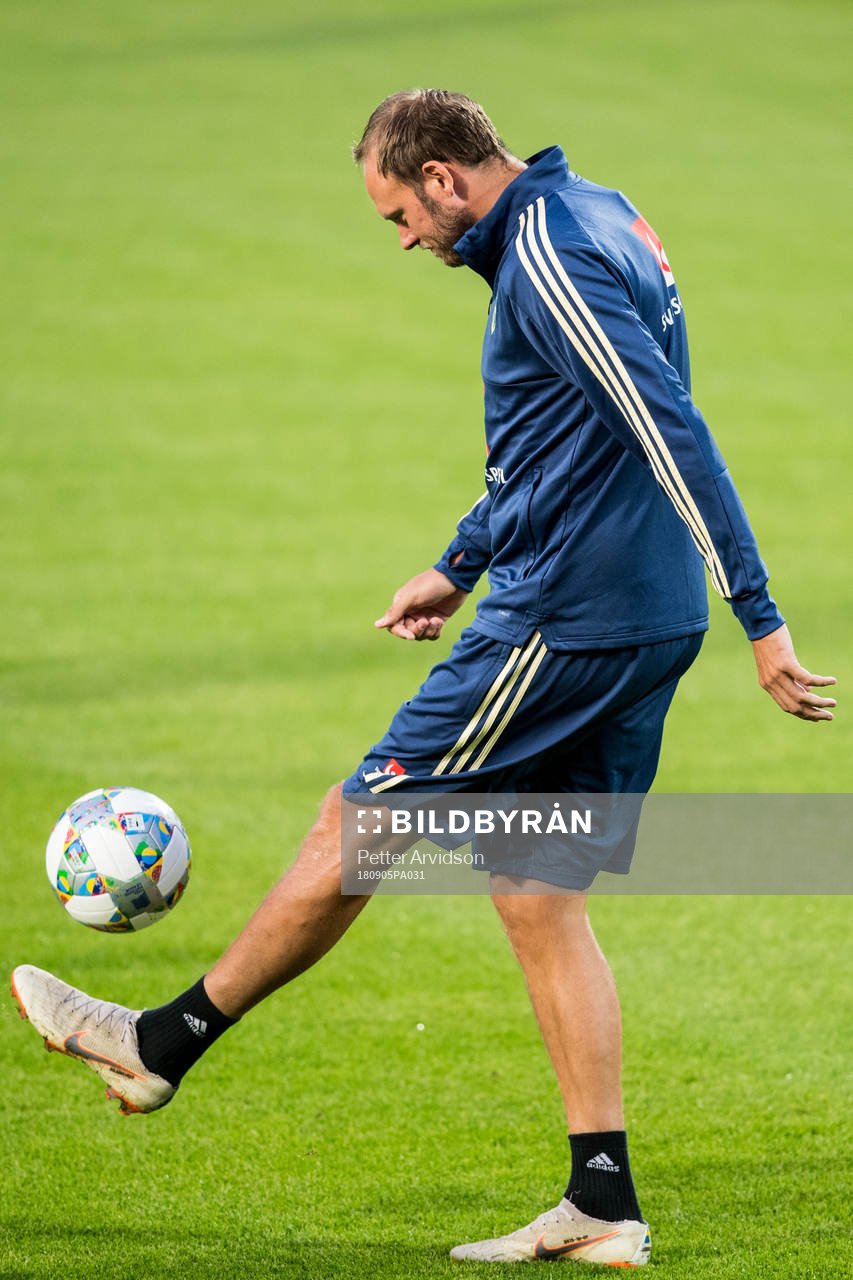 Andreas Granqvist of the Swedish national football team at