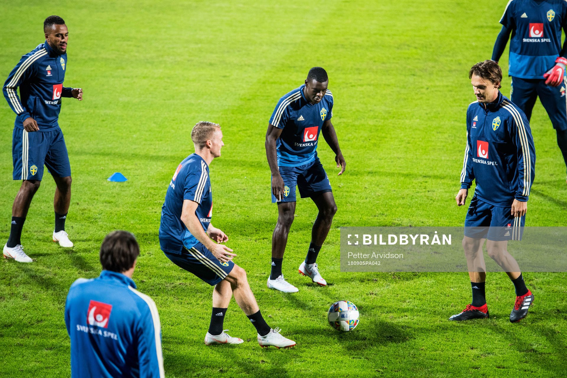 Isaac Kiese Thelin, Sam Larsson, Ken Sema and Albin Ekdal