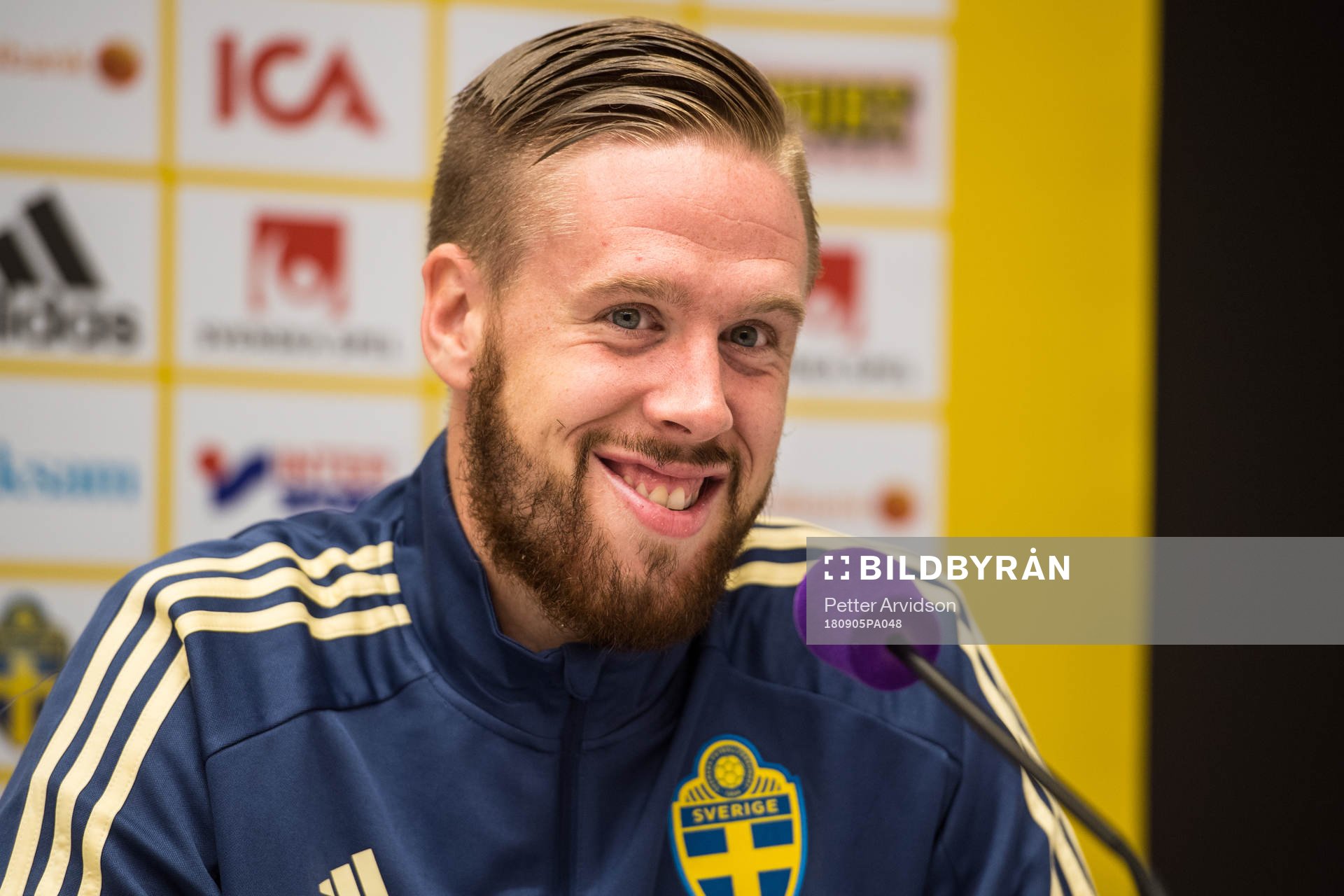 Pontus Jansson of the Swedish national football team
