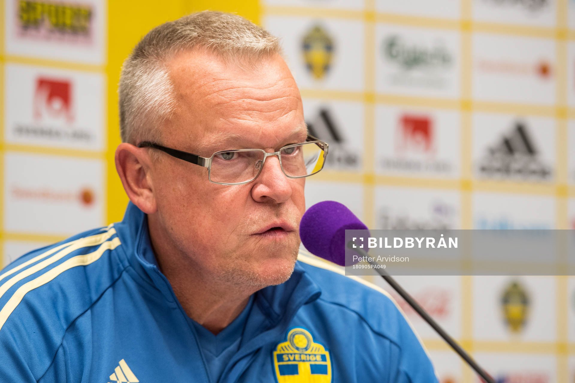 Head coach Janne Andersson of the Swedish national football
