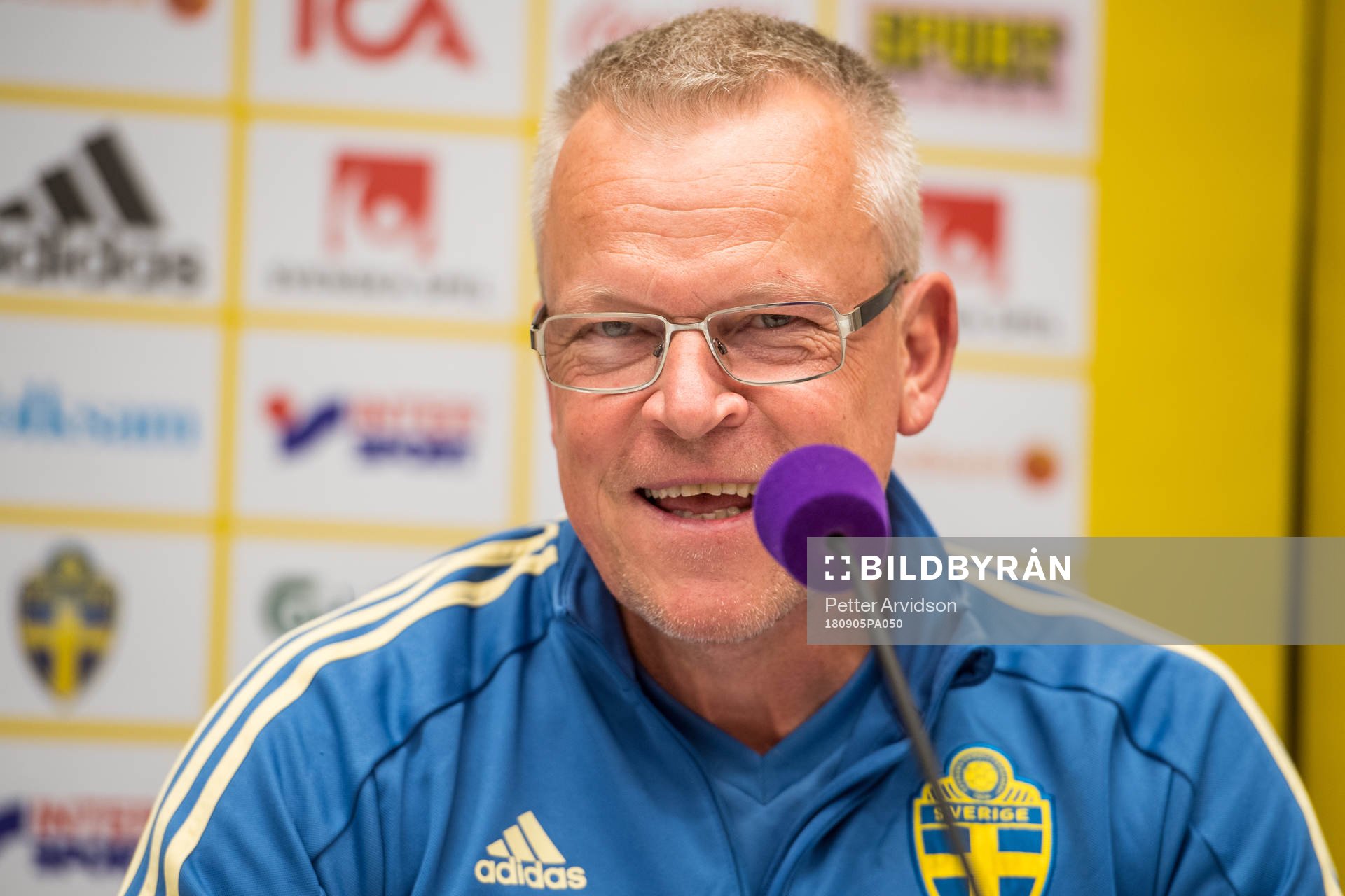 Head coach Janne Andersson of the Swedish national football