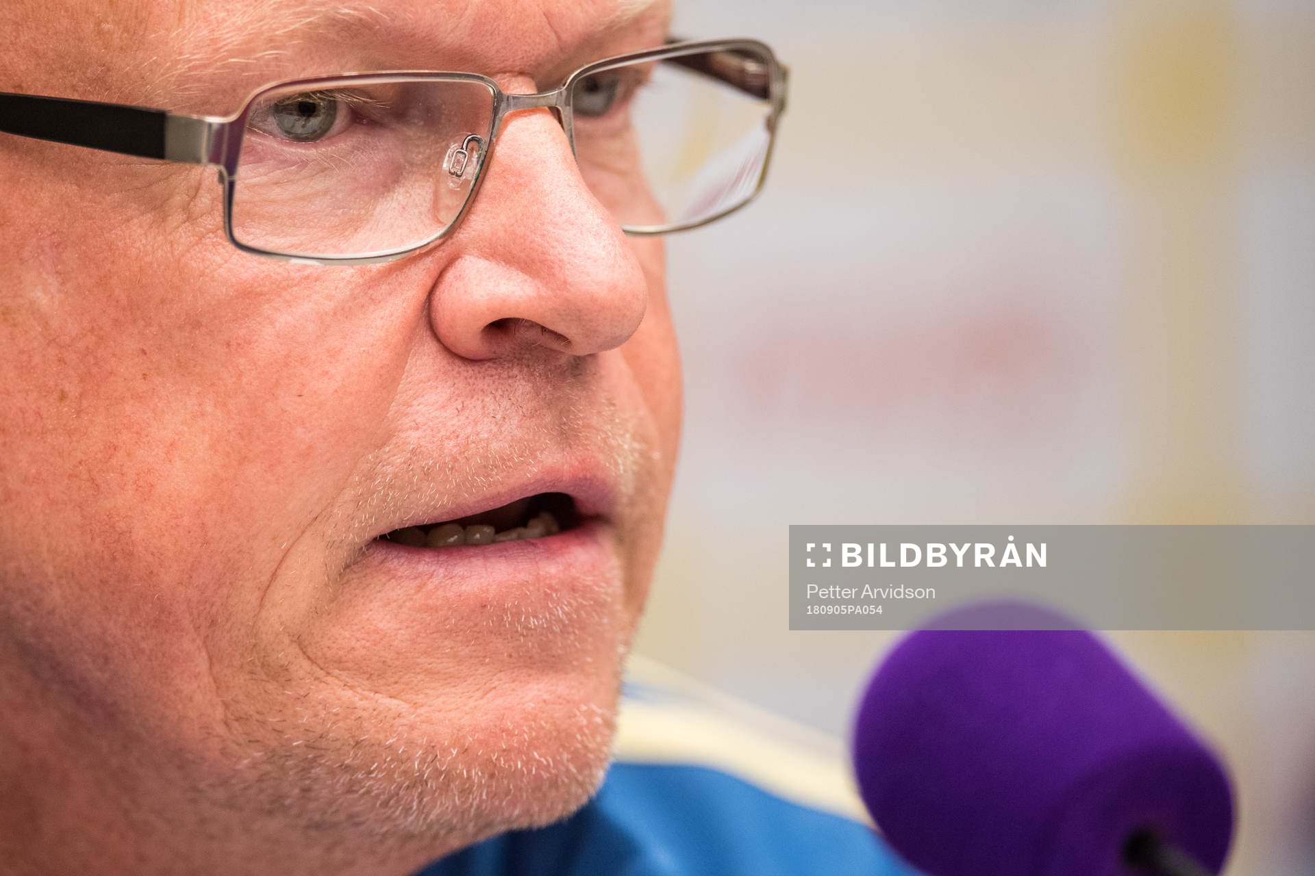 Head coach Janne Andersson of the Swedish national football