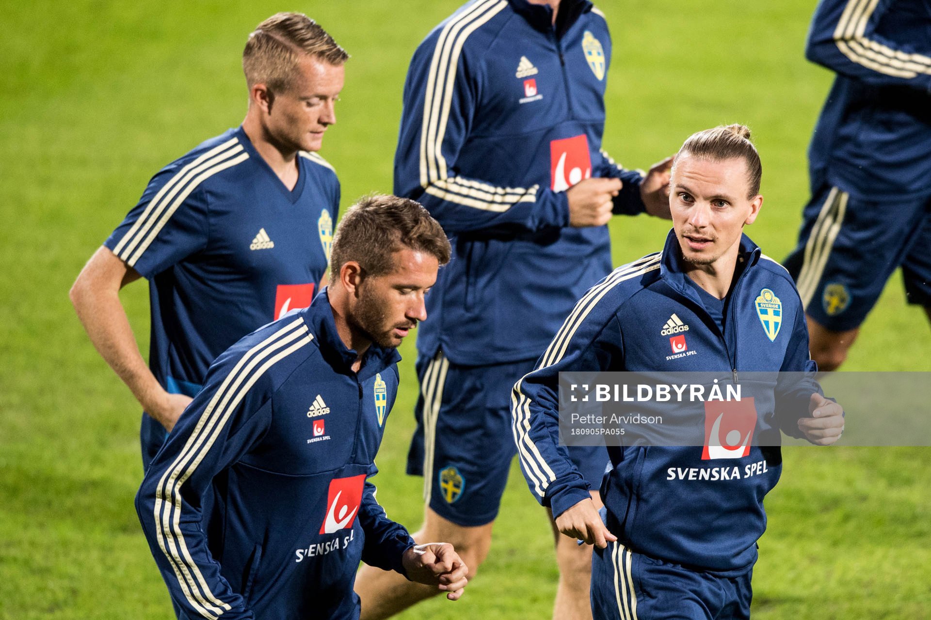 Niklas Hult of the Swedish national football team at a