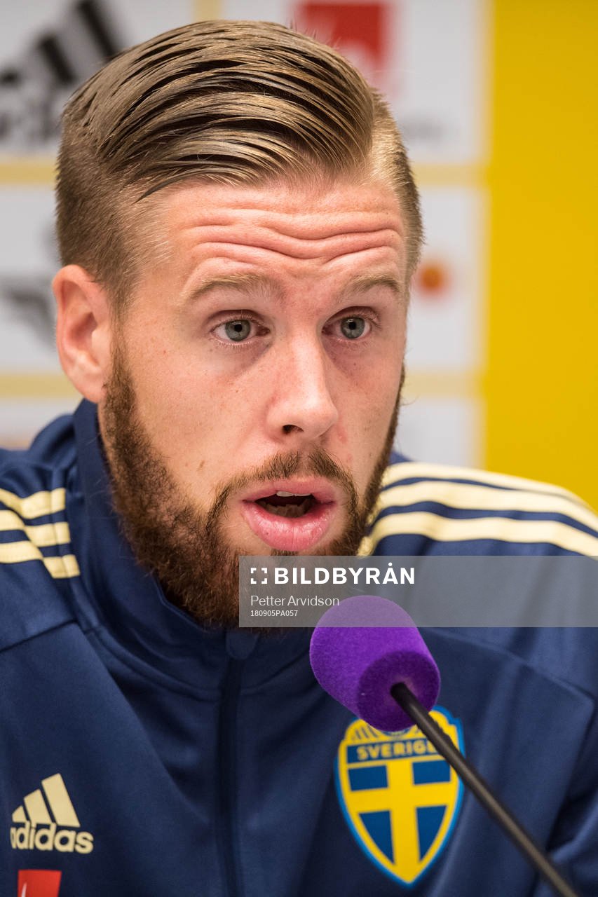 Pontus Jansson of the Swedish national football team