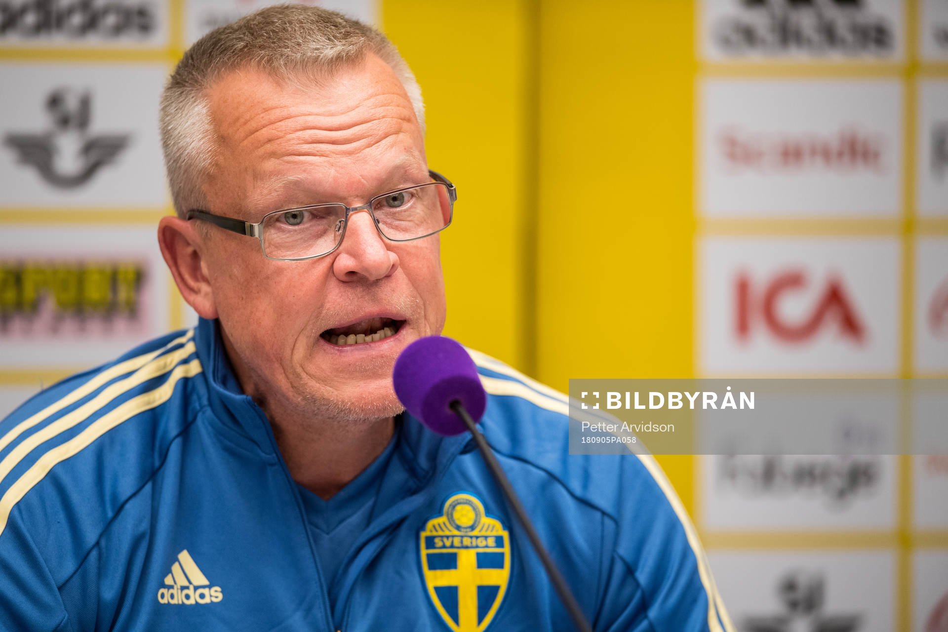 Head coach Janne Andersson of the Swedish national football