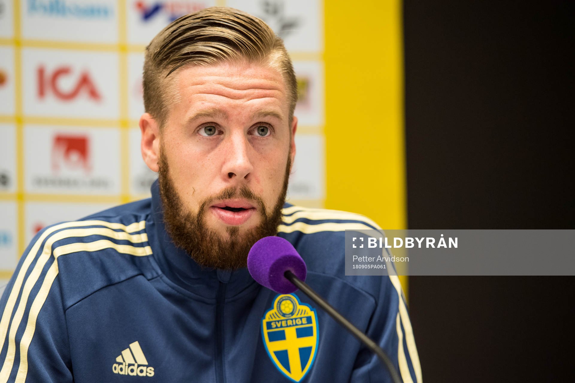 Pontus Jansson of the Swedish national football team