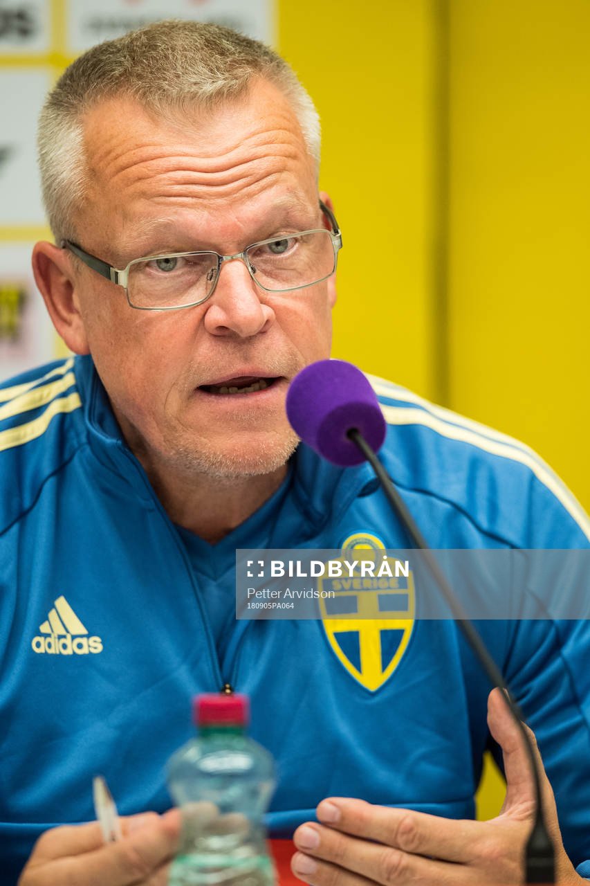 Head coach Janne Andersson of the Swedish national football