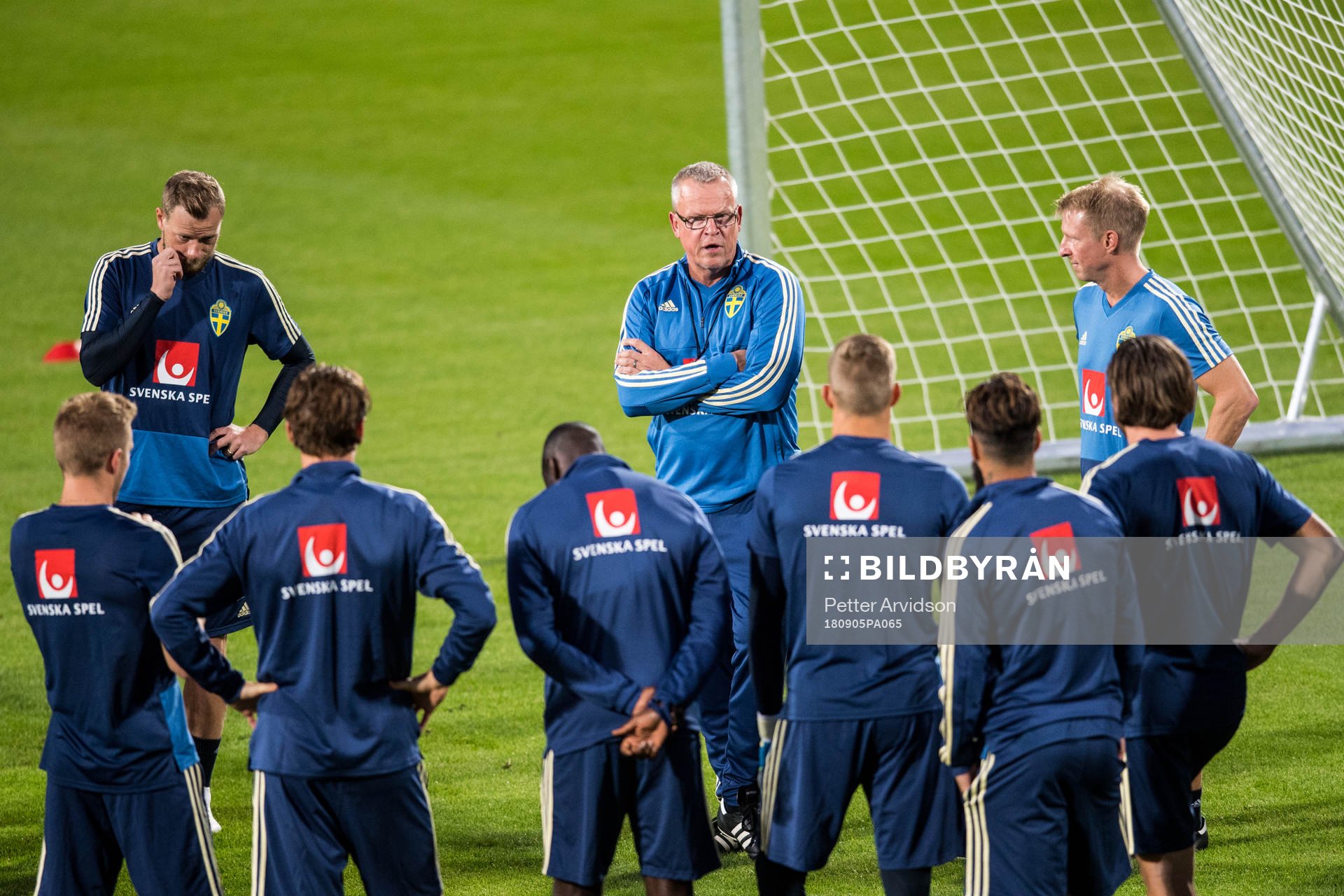 Head coach Janne Andersson of the Swedish national football