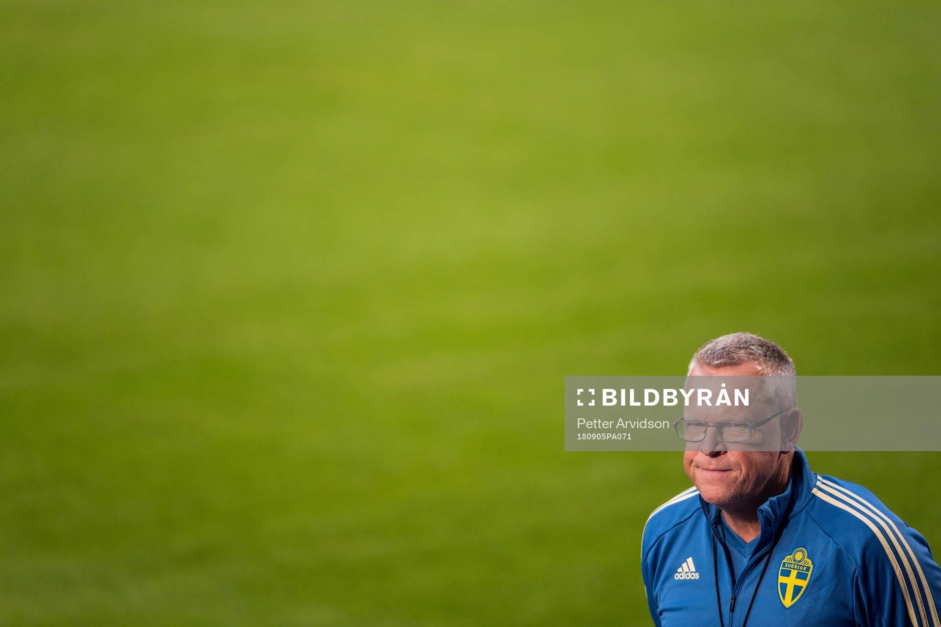 Head coach Janne Andersson of the Swedish national football