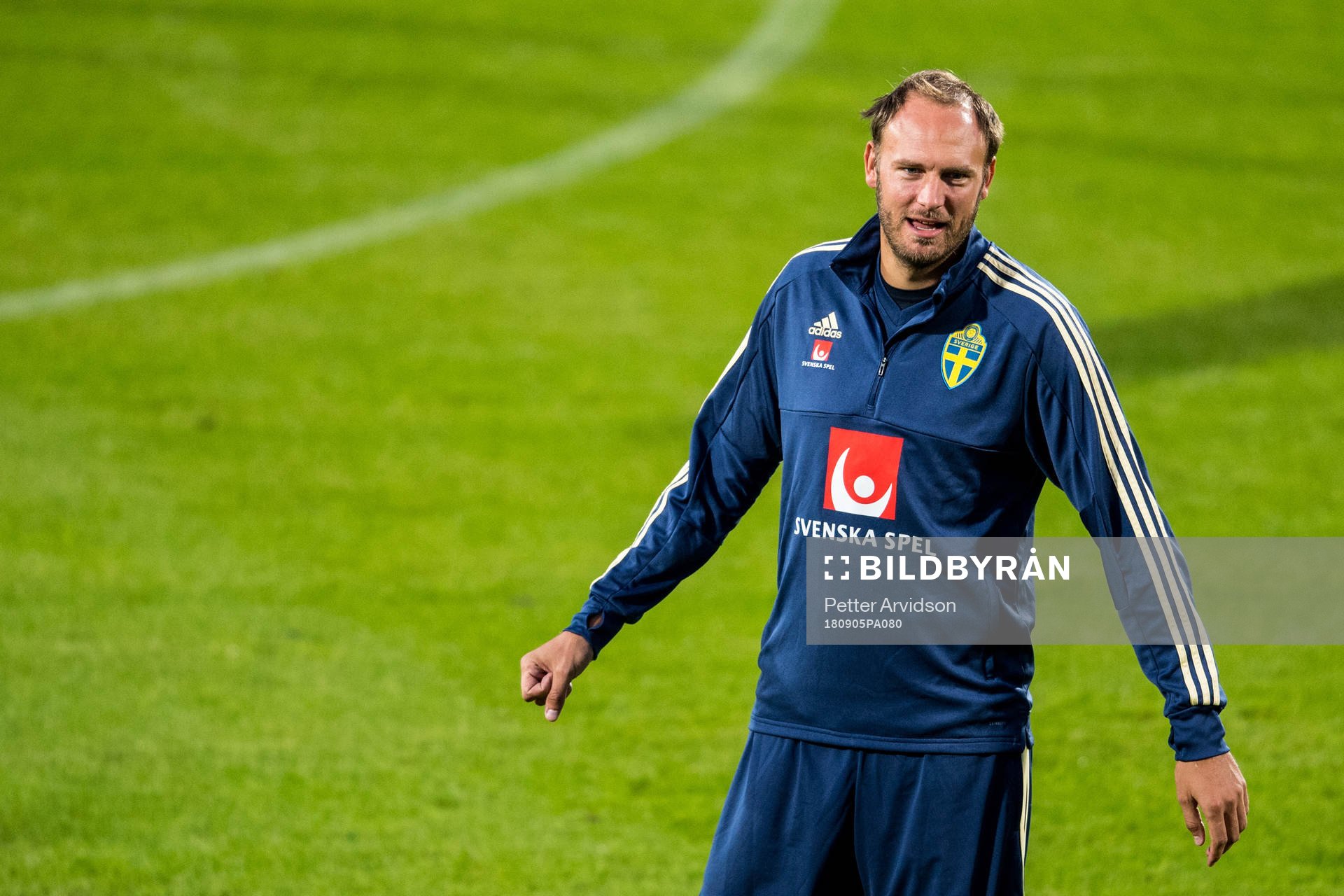 Andreas Granqvist of the Swedish national football team at
