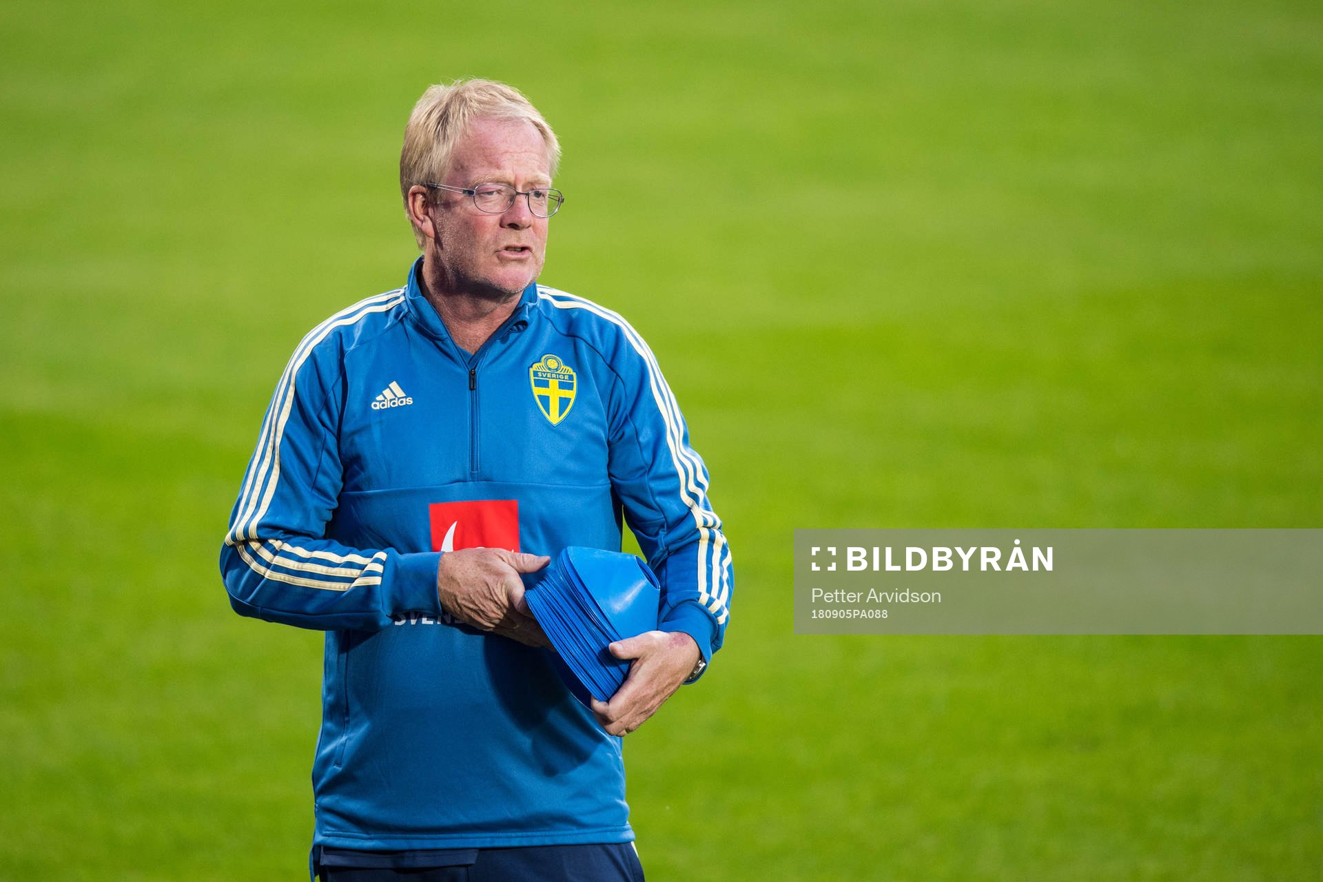 Scout Lars Jacobsson of the Swedish national football team