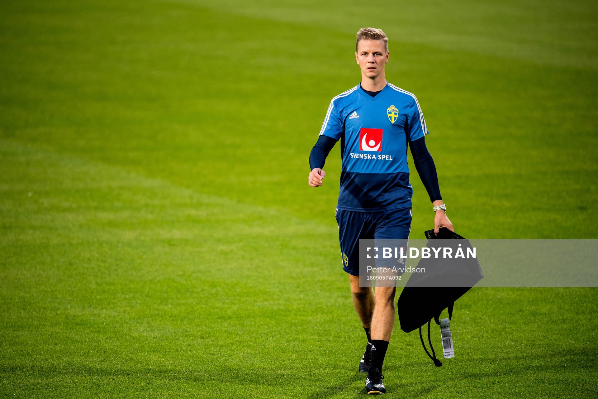 Goalkeeper coach Maths Elfvendal of the Swedish national
