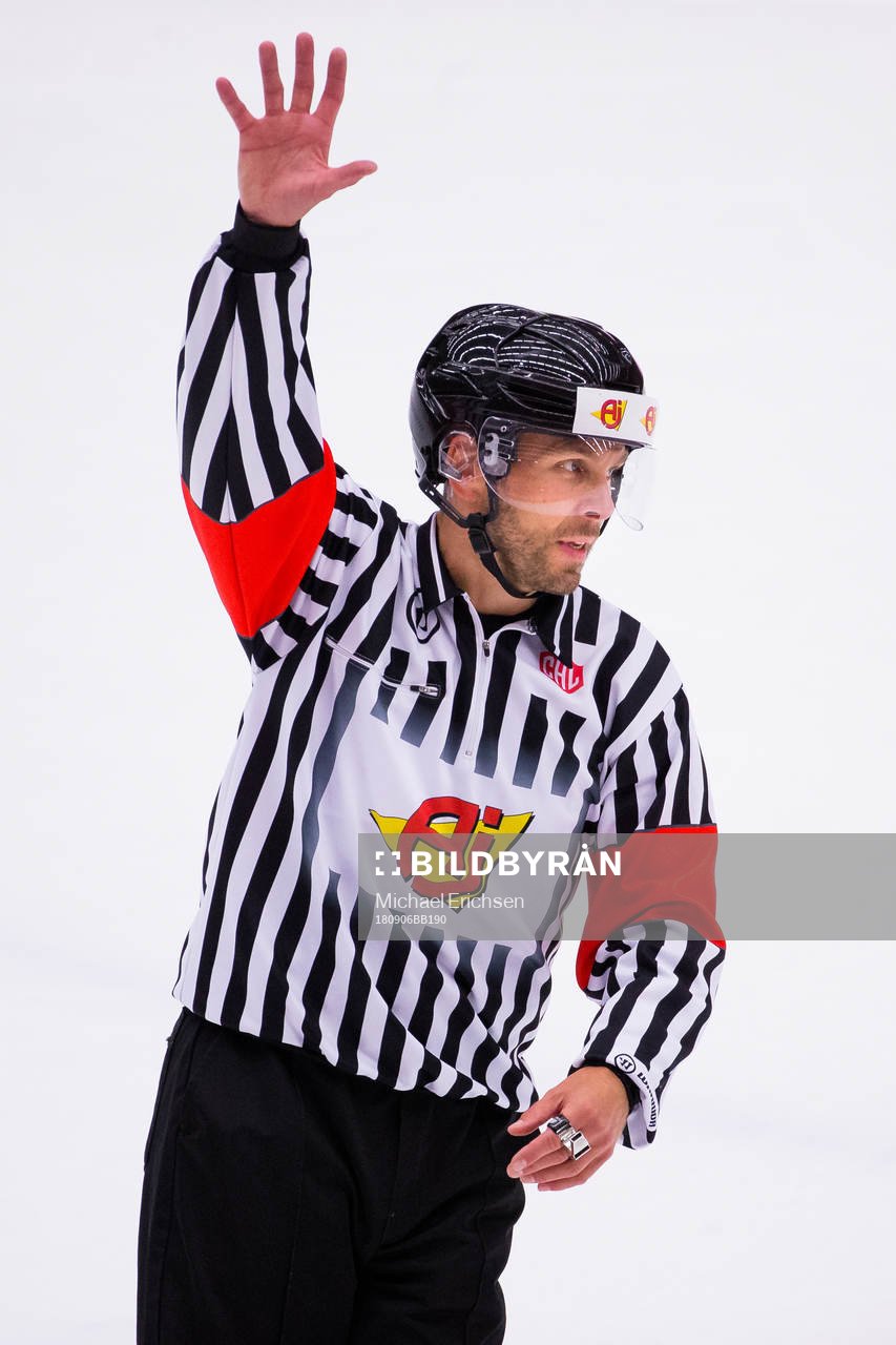 Referee Marcus Linde