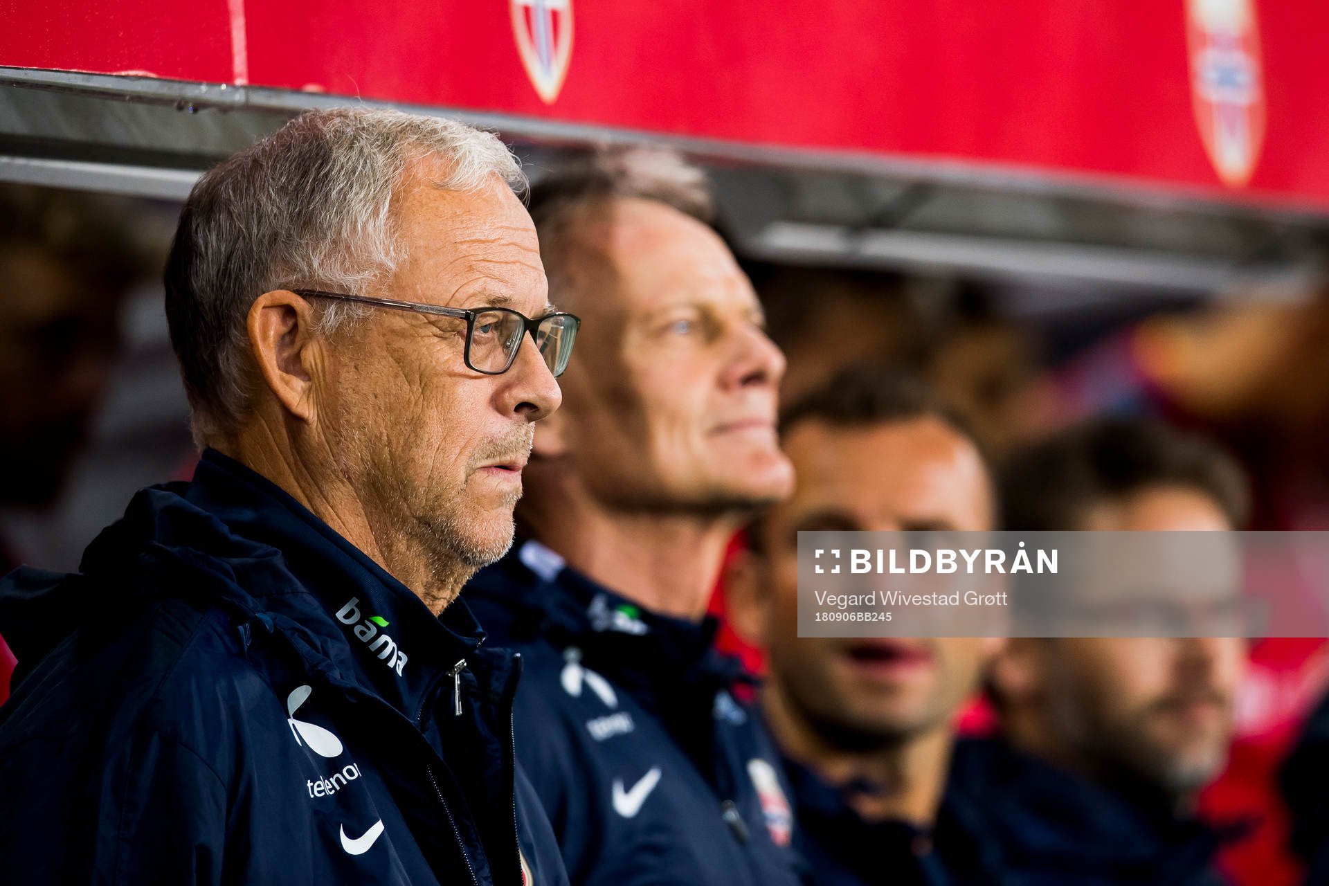 Lars Lagerbäck, head coach of Norway