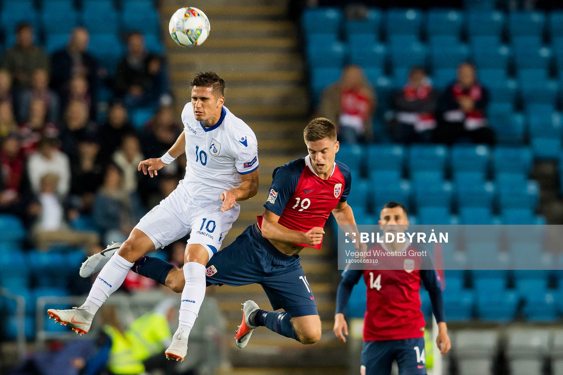 Pieros Sotiriou of Cyprus and Markus Henriksen of Norway