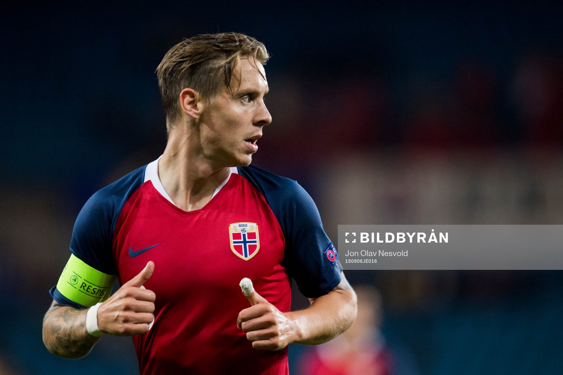 Stefan Johansen of Norway