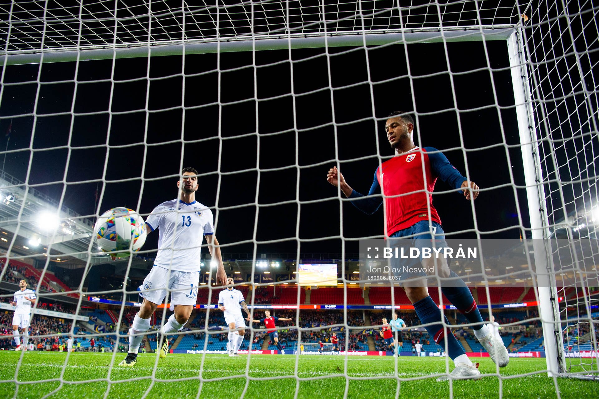 Ioannis Kousoulos of Cyprus and Joshua King of Norway watch