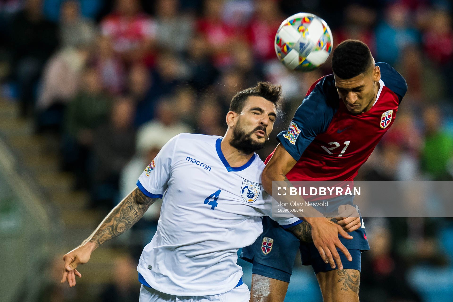 Giorgos Merkis of Cyprus and Bjørn Maars Johnsen of Norway