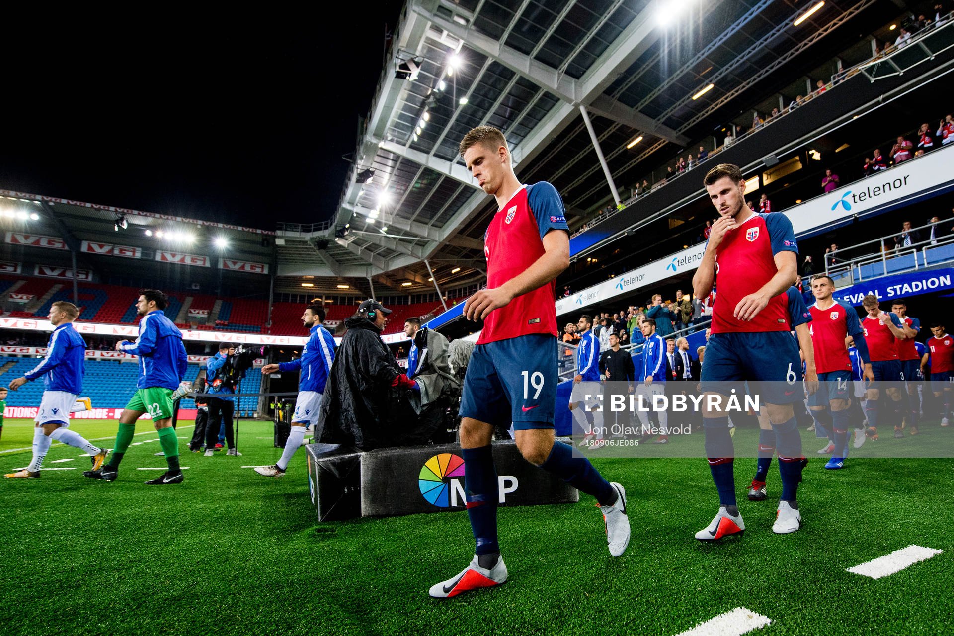 Markus Henriksen and Håvard Nordtveit of Norway