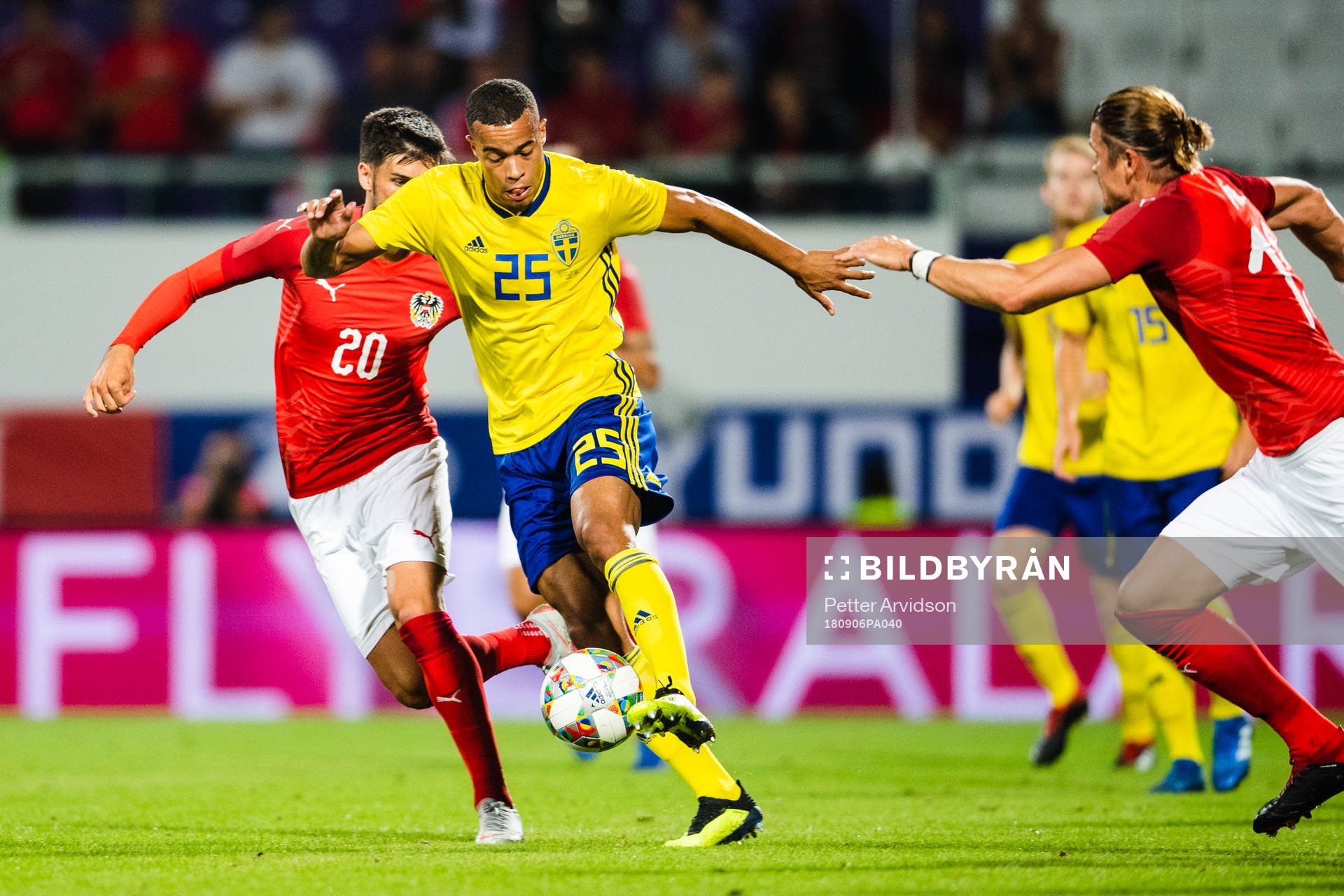Robin Quaison of Sweden