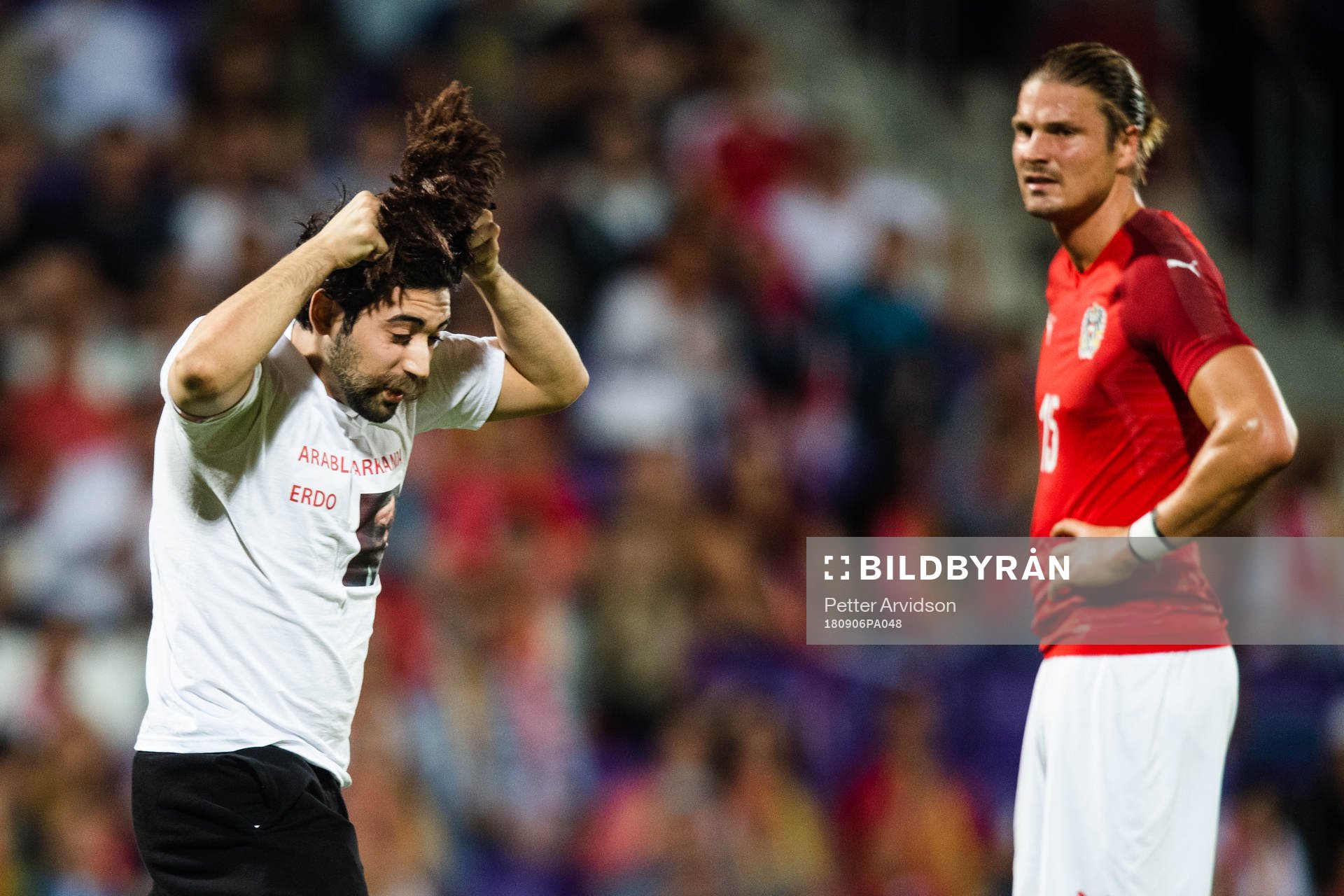 A pitch invader