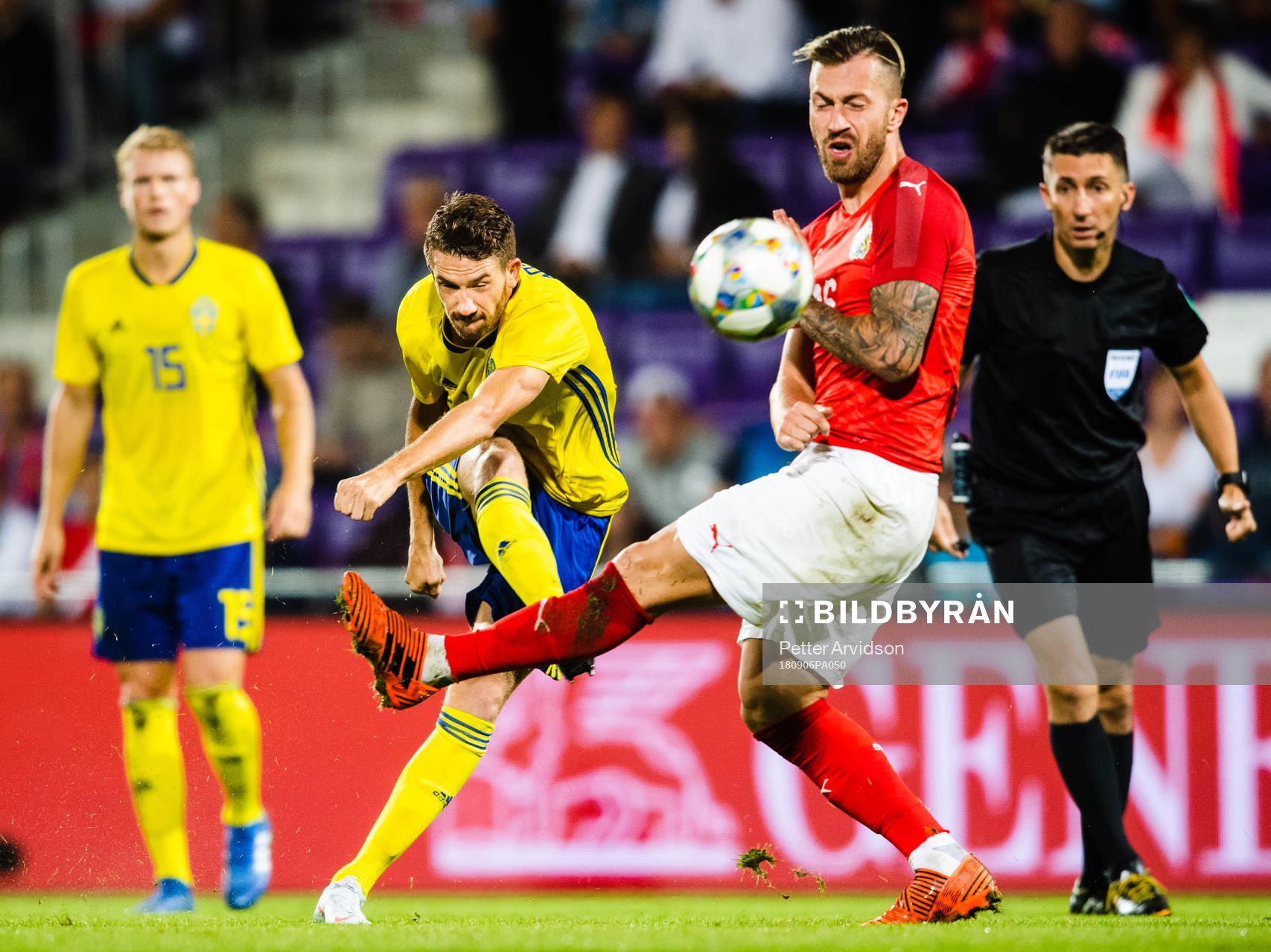Marcus Rohdén of Sweden with a shot