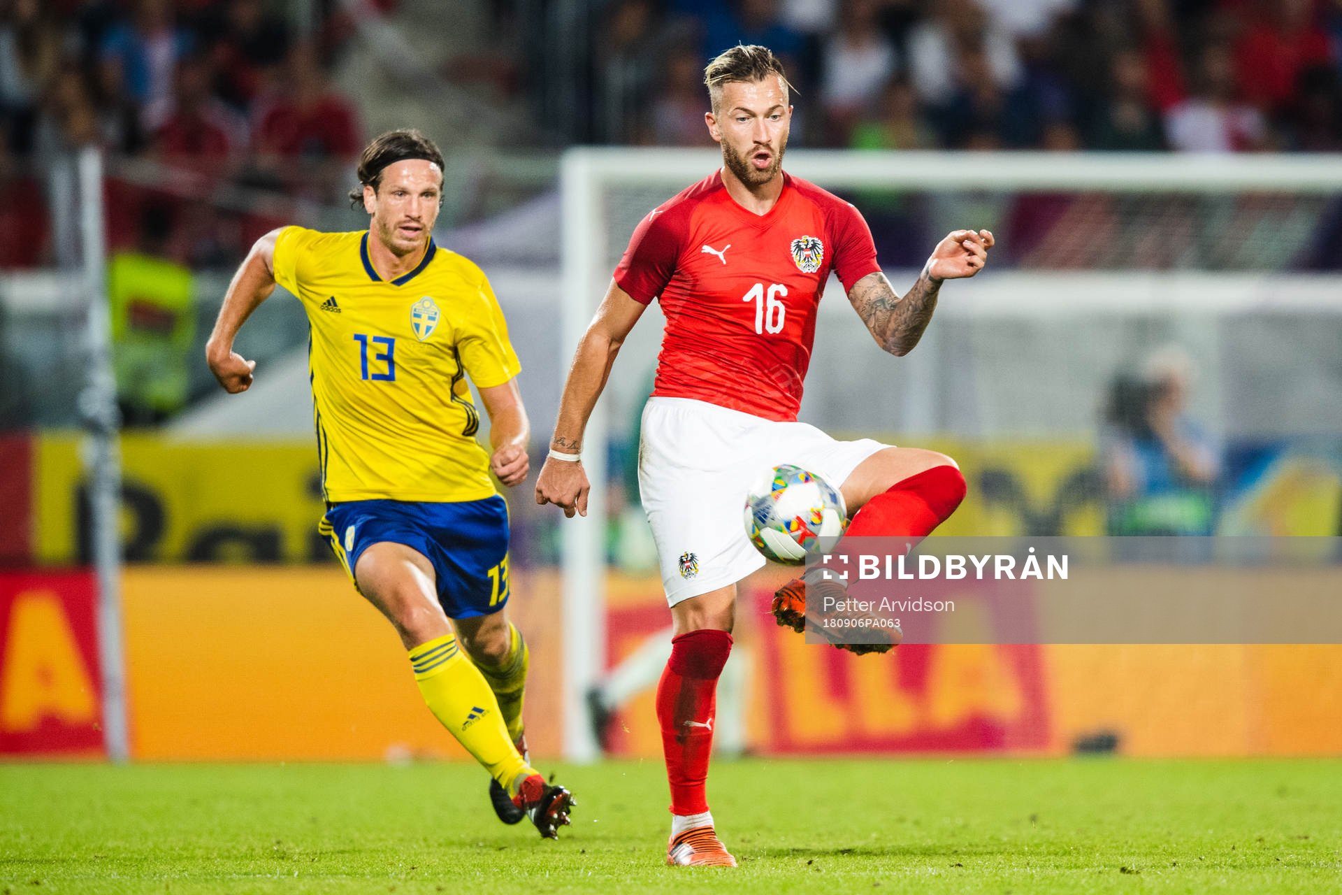 Gustav Svensson of Sweden and Peter Zulj of Austria
