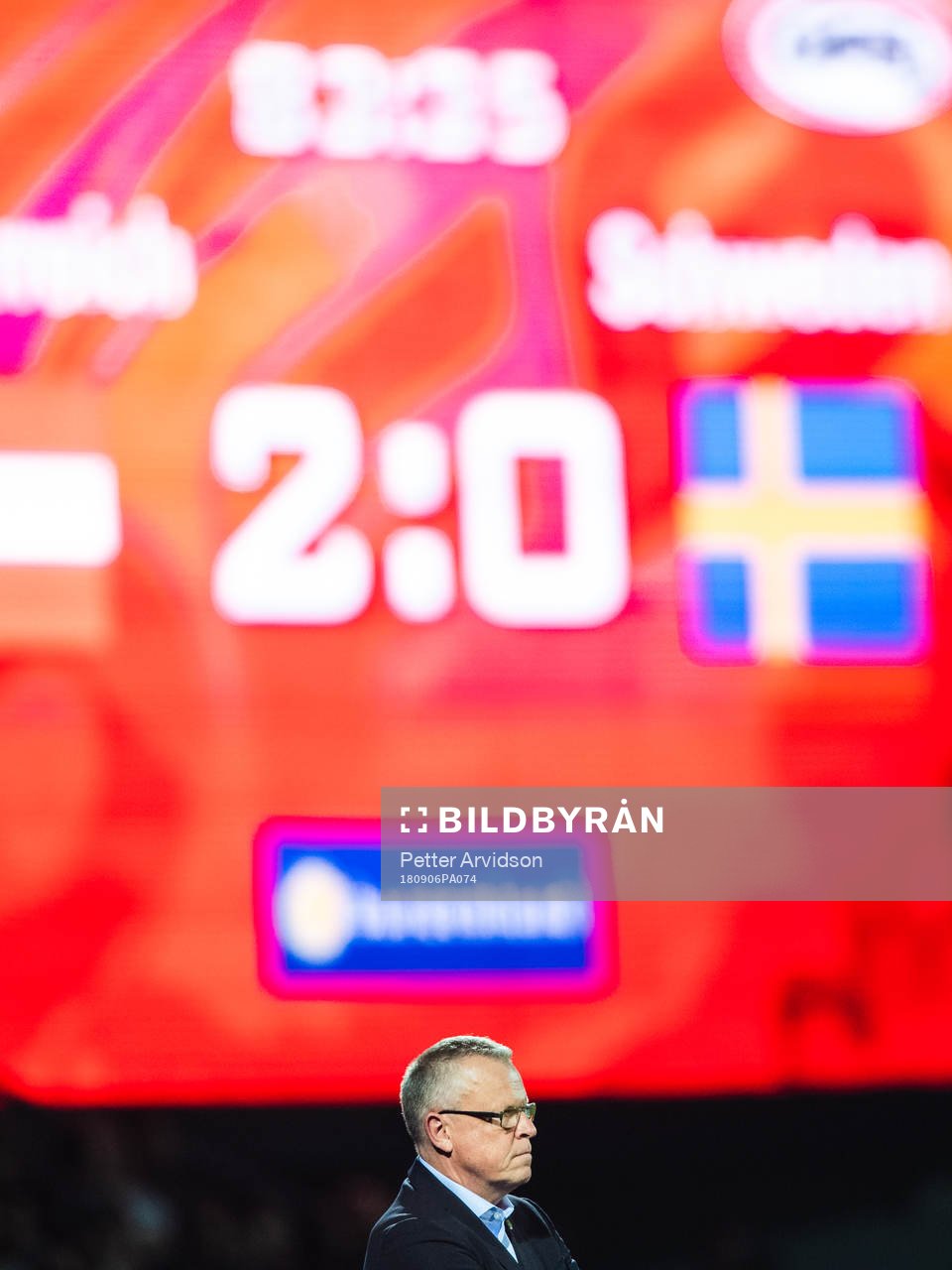 Head coach Janne Andersson of Sweden