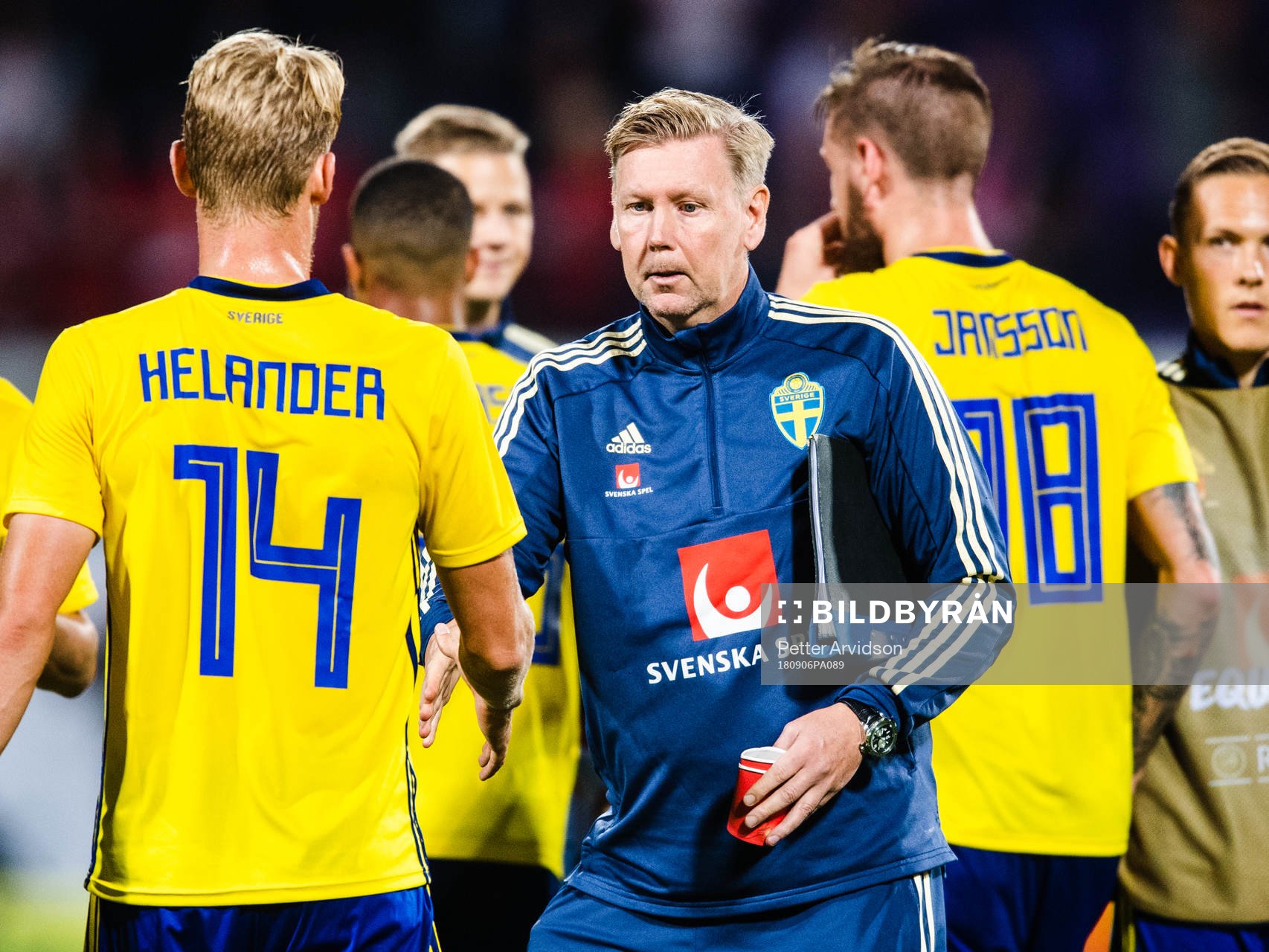 Assistant coach Peter Wettergren