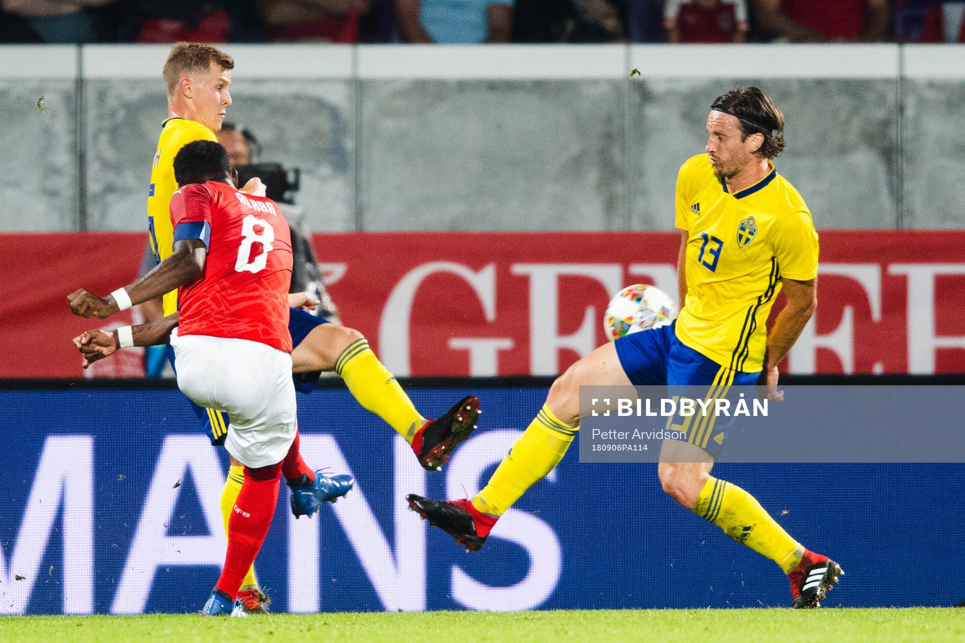 David Alaba of Austria scores 2-0 in competition with