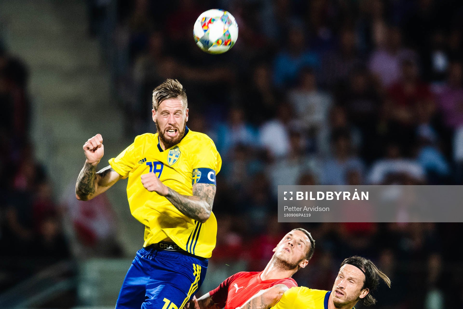 Pontus Jansson and Gustav Svensson of Sweden competes for