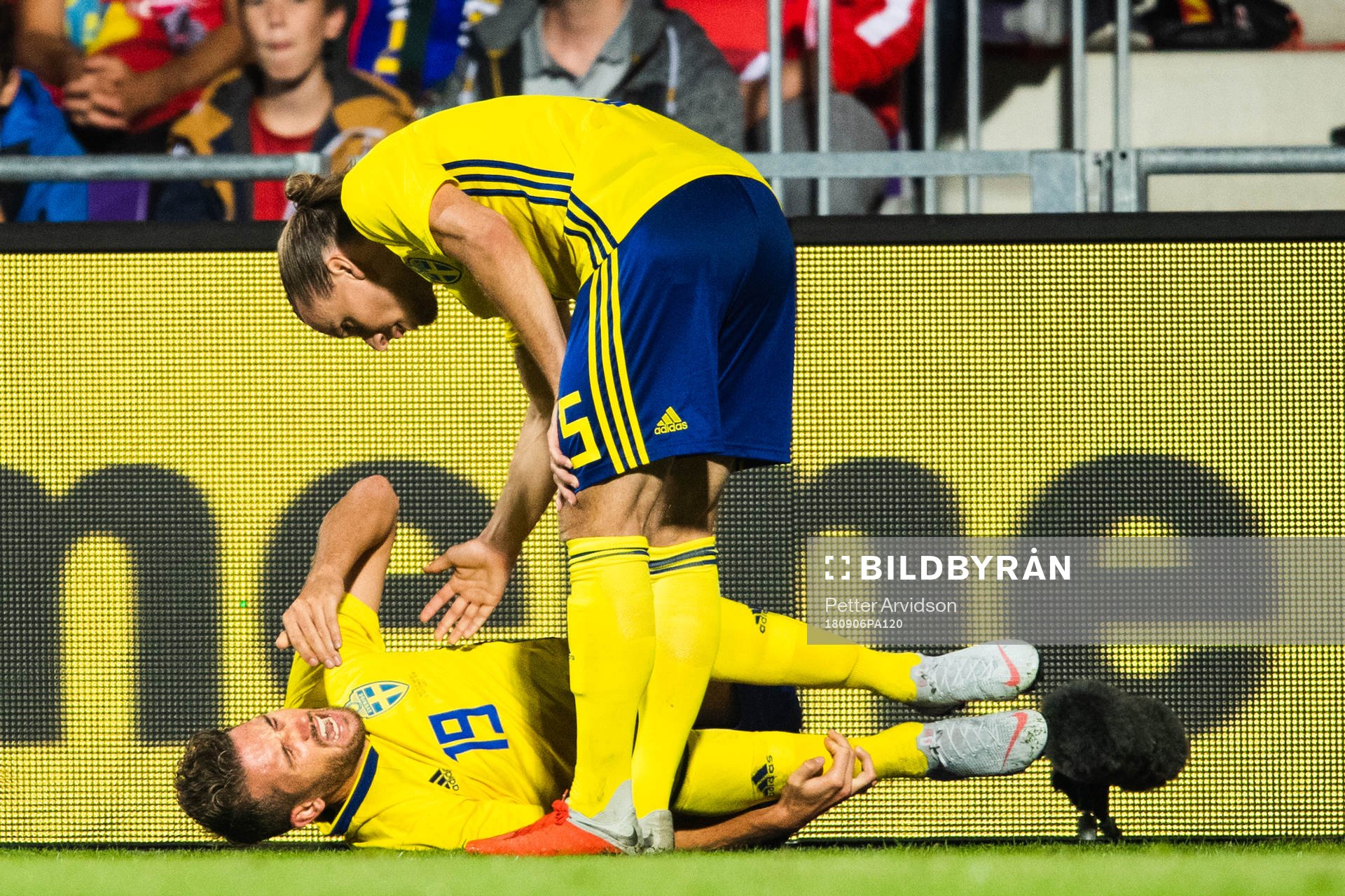 Marcus Rohdén of Sweden lies down
