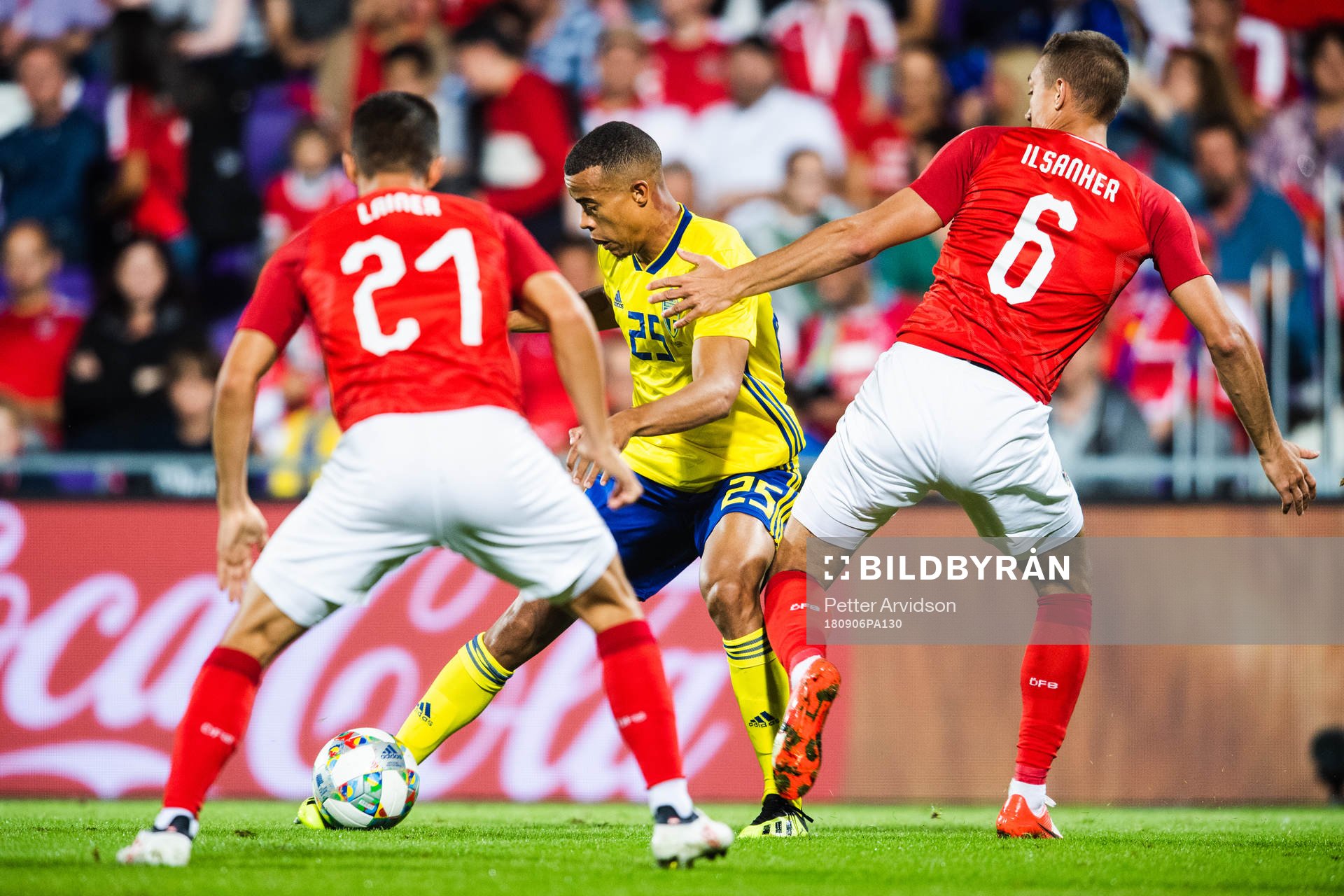 Robin Quaison of Sweden
