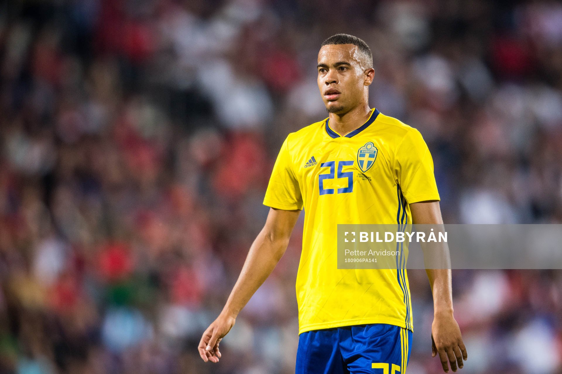 Robin Quaison of Sweden