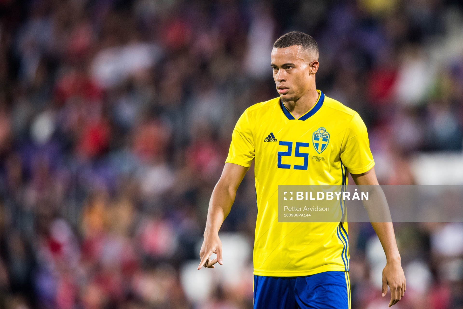Robin Quaison of Sweden