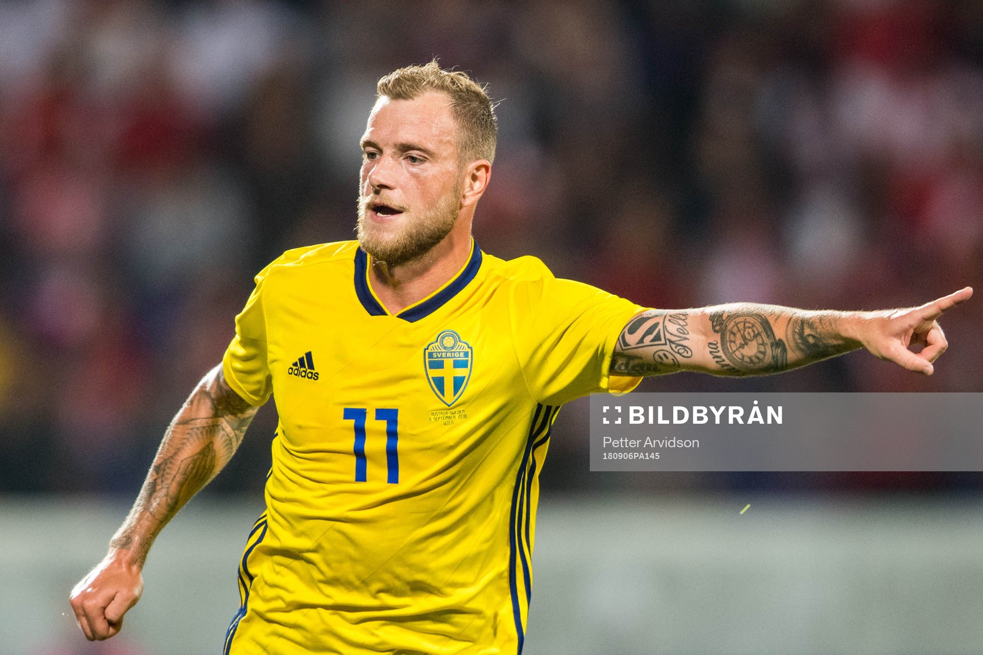 John Guidetti of Sweden