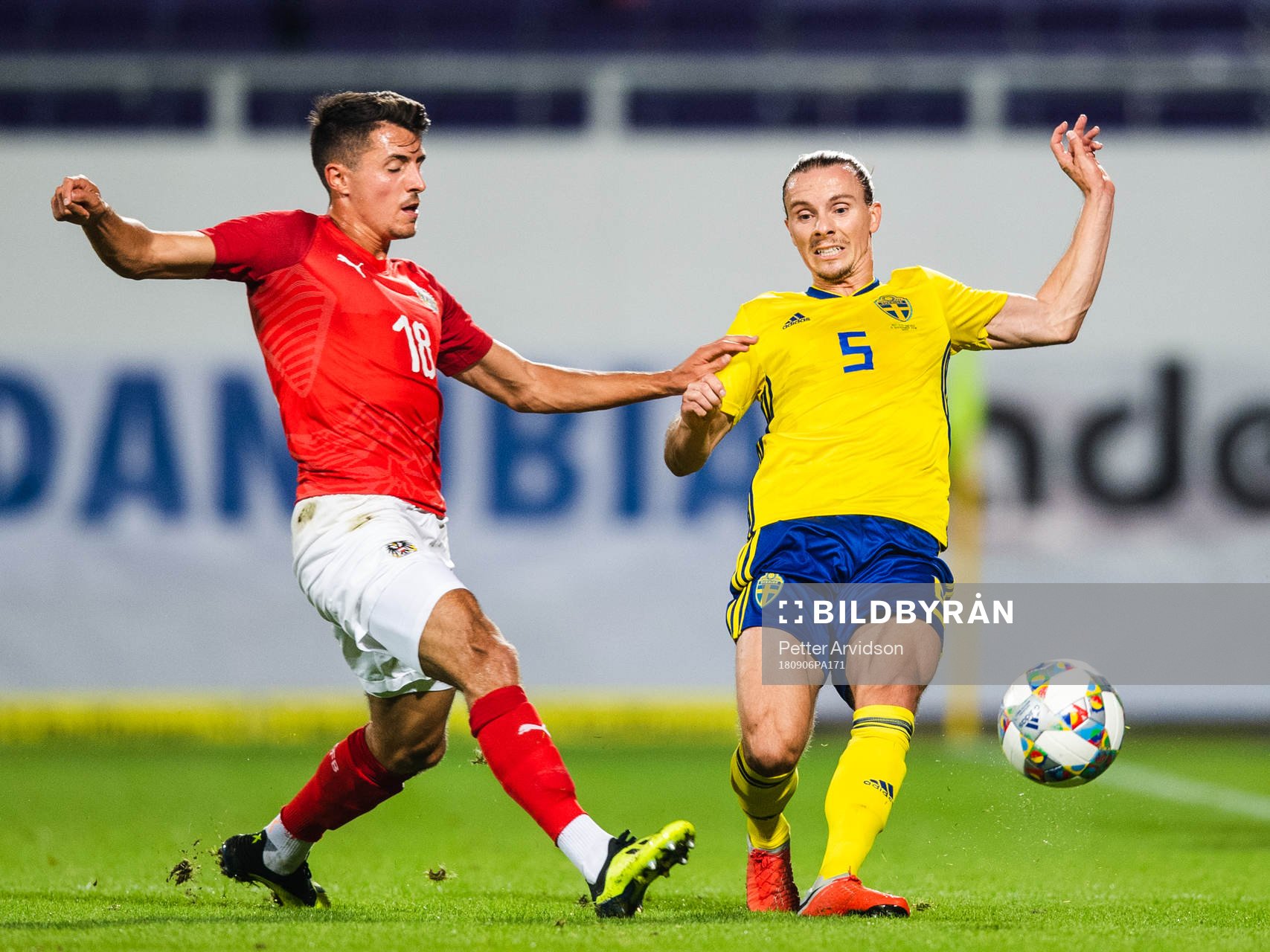 Alessandro Schoepf of Austria and Niklas Hult of Sweden
