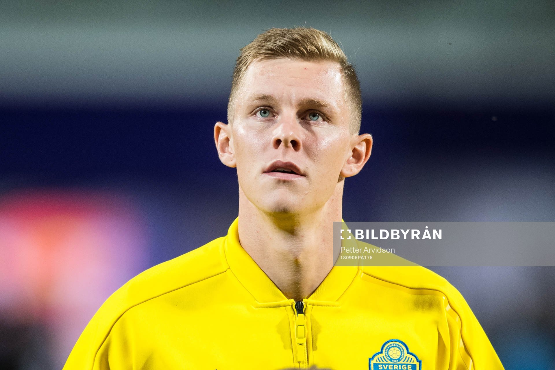 Emil Krafth of Sweden prior the international friendly football match between Austria and Sweden on September 6, 2018 in Wien.