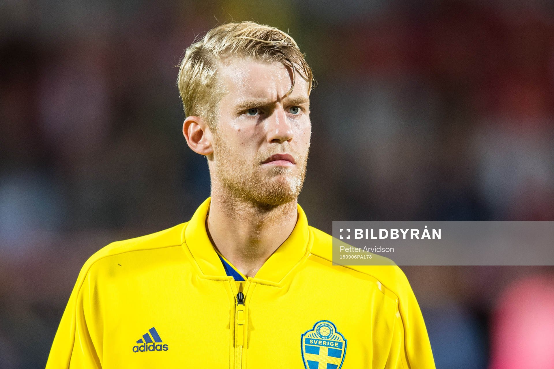 Filip Helander of Sweden prior the international friendly football match between Austria and Sweden on September 6, 2018 in Wien.