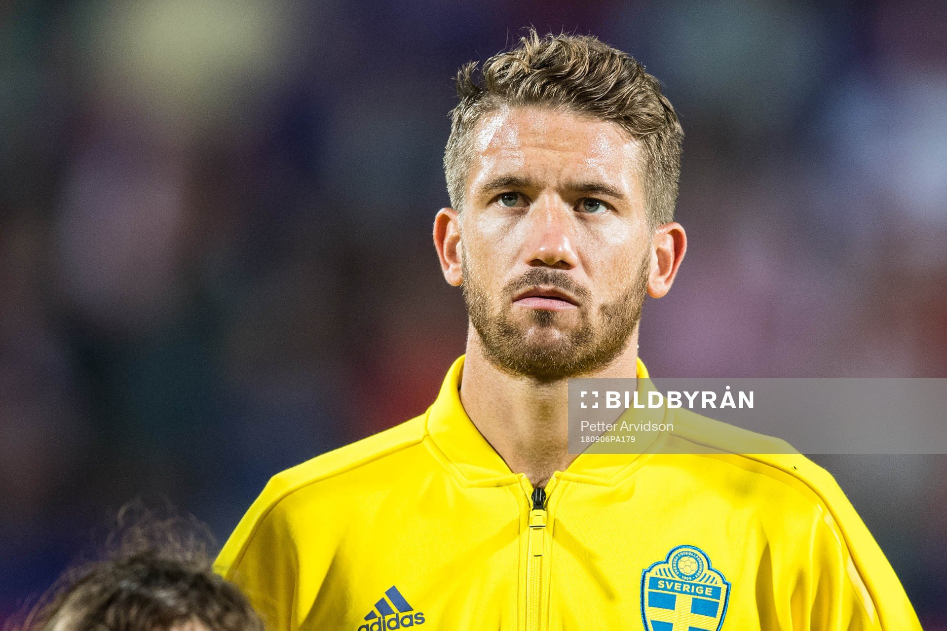 Marcus Rohdén of Sweden prior the international friendly football match between Austria and Sweden on September 6, 2018 in Wien.