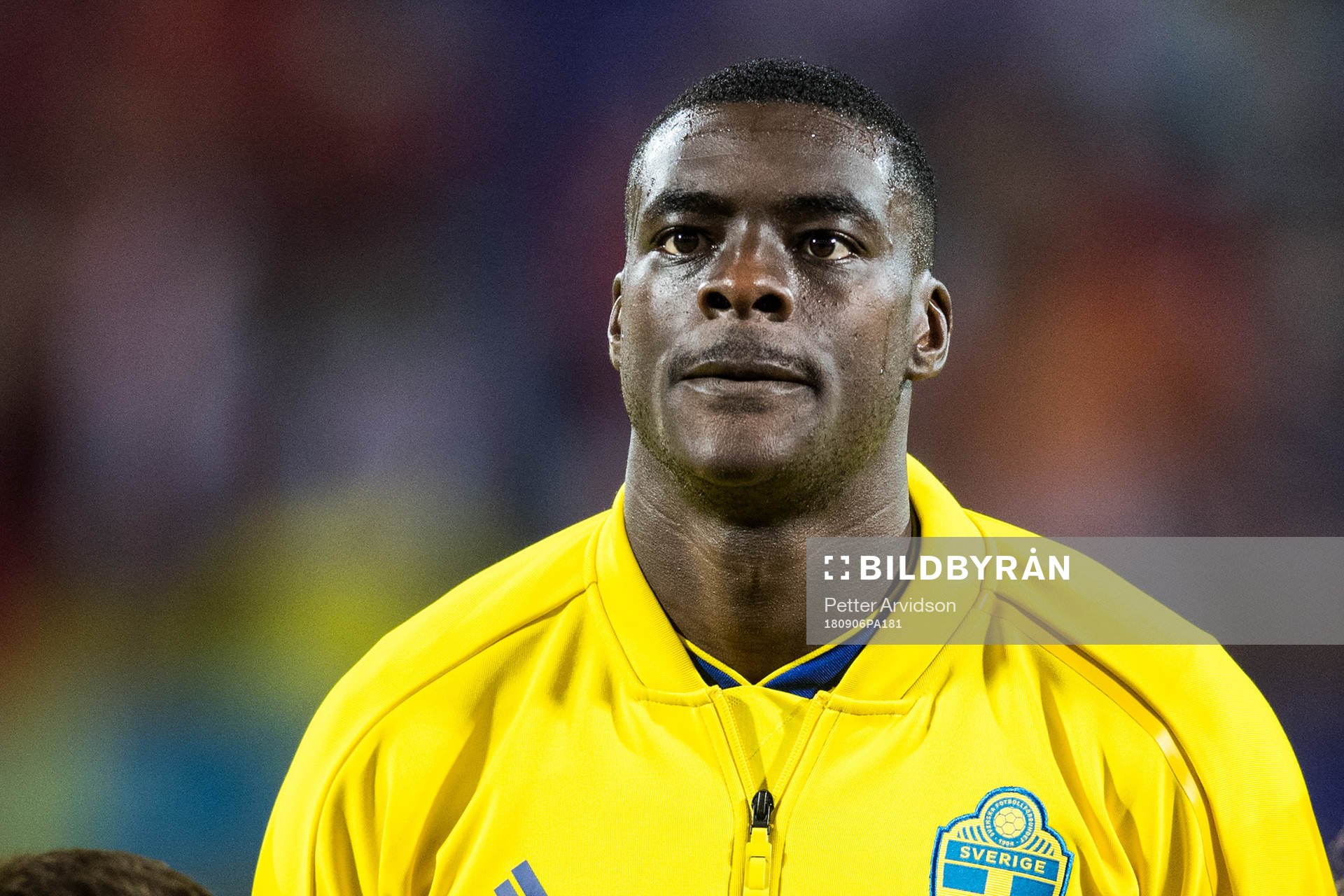 Ken Sema of Sweden prior the international friendly